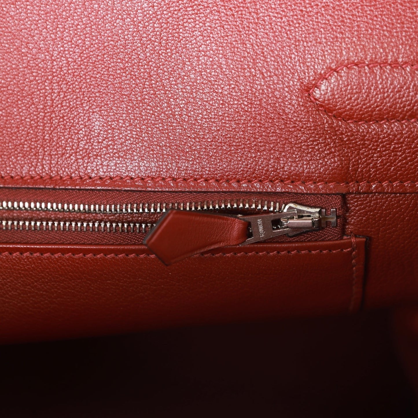 Top Quality Luxury Hermes Birkin 35 Vibrato Rouge H Boxcalf Palladium Hardware