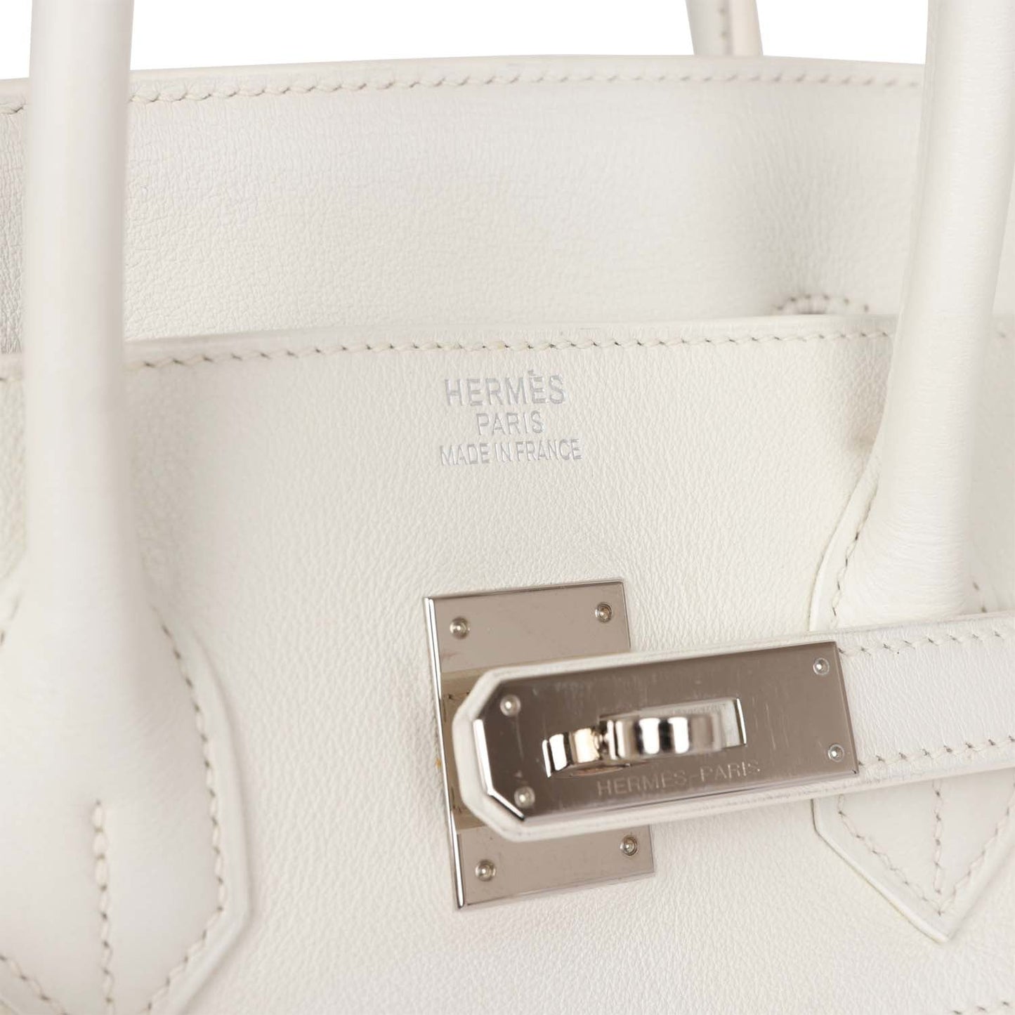 Top Quality Luxury Hermes Birkin 35 White Gulliver and Toile H Palladium Hardware