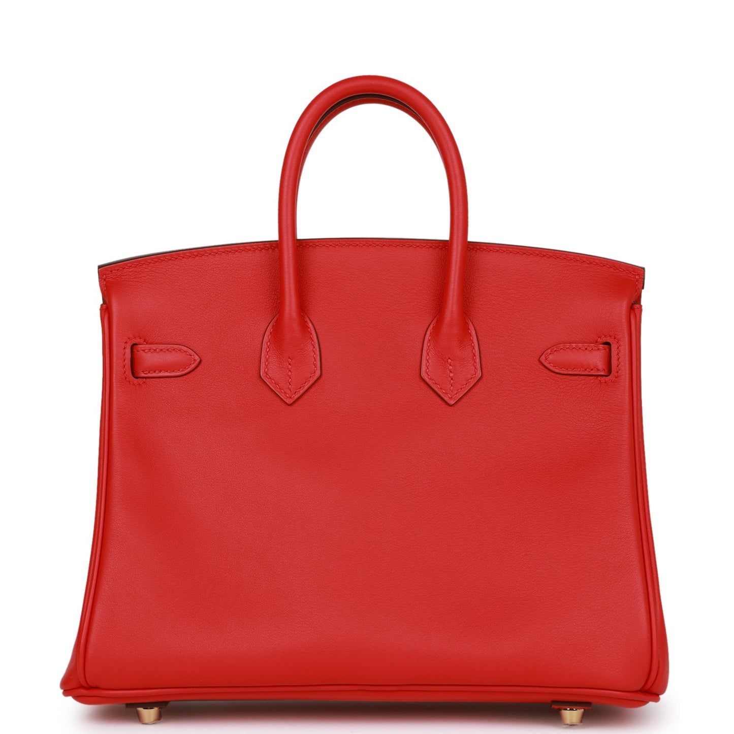 Luxury Hermes Birkin 25 Rouge De Coeur Swift Gold Hardware