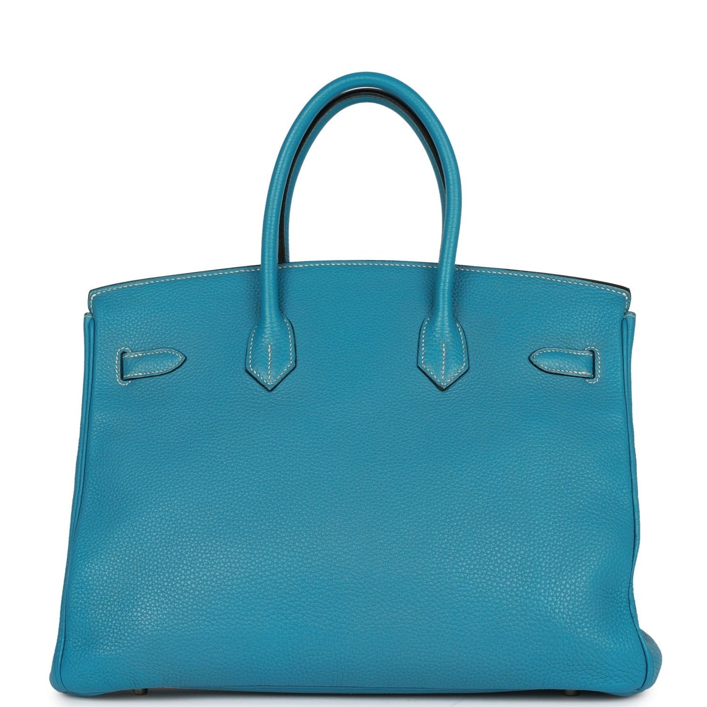 Top Quality Luxury Hermes Birkin 35 Bleu Jean Togo Palladium Hardware