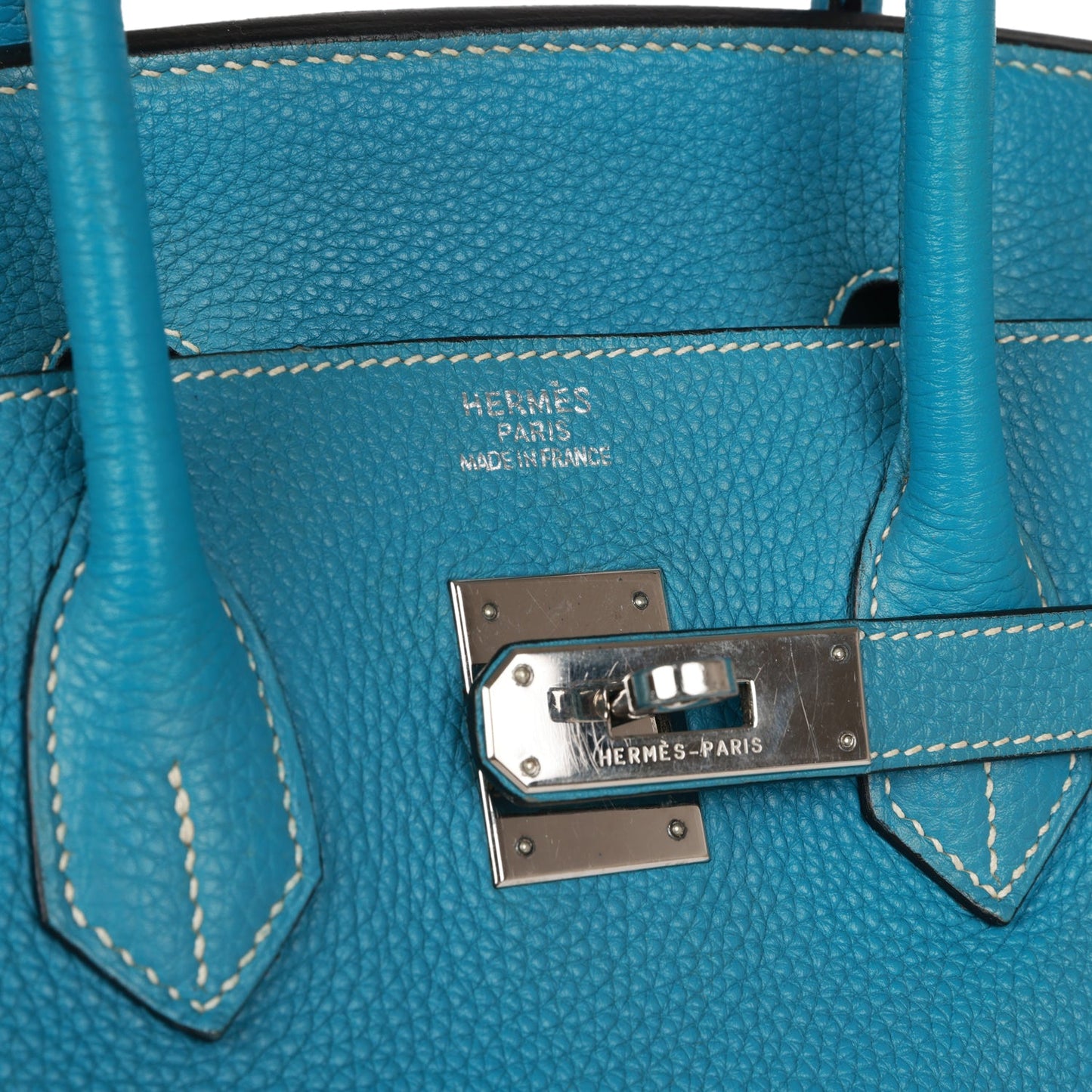 Top Quality Luxury Hermes Birkin 35 Bleu Jean Togo Palladium Hardware