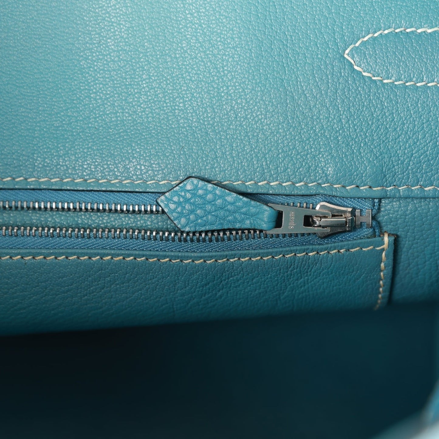 Top Quality Luxury Hermes Birkin 35 Bleu Jean Togo Palladium Hardware