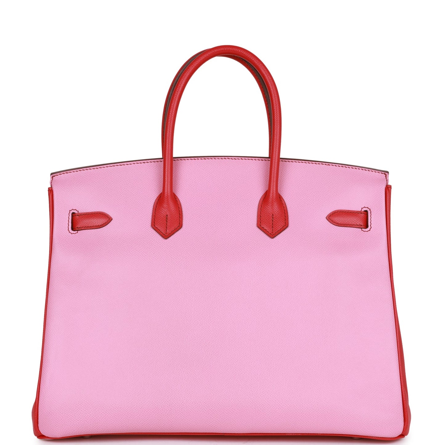 Top Quality Luxury Hermes Special Order (HSS) Birkin 35 Bubblegum and Bougainvillea Epsom Palladium Hardware