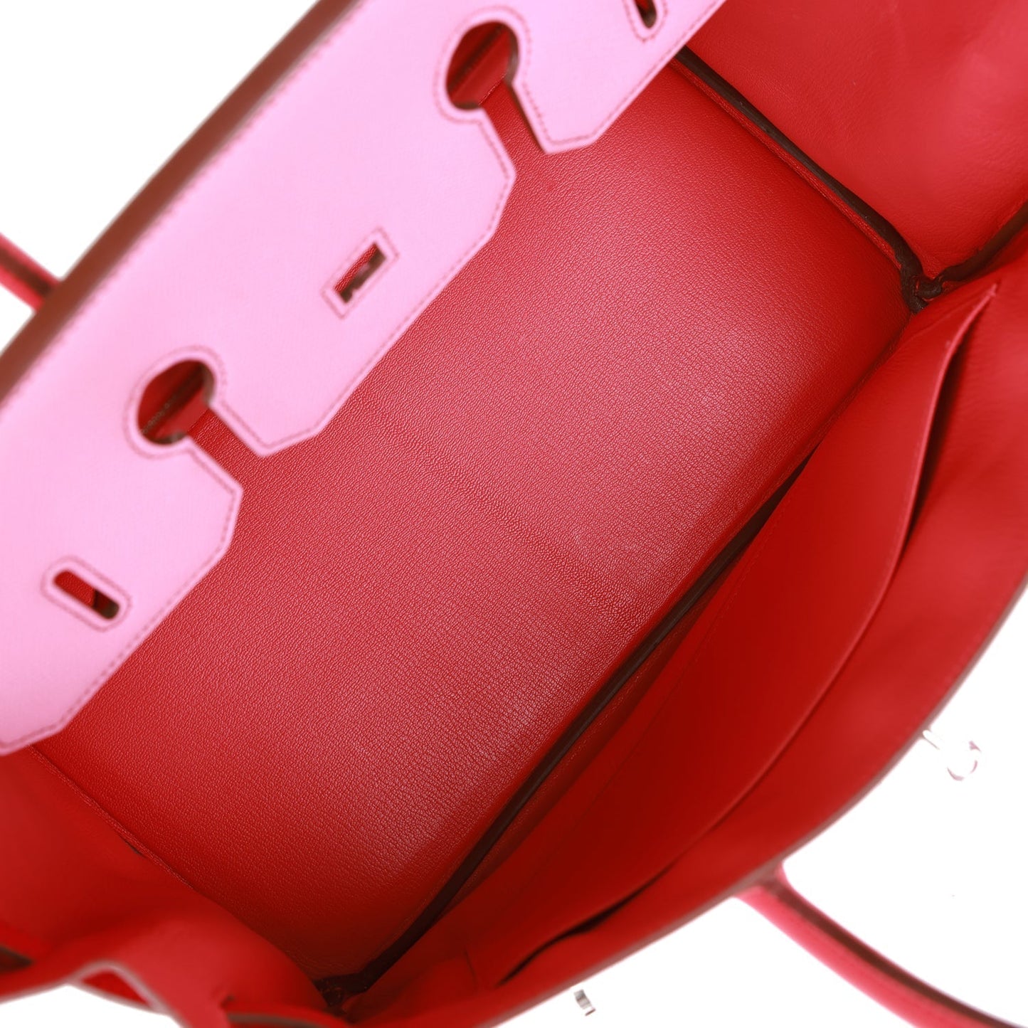 Top Quality Luxury Hermes Special Order (HSS) Birkin 35 Bubblegum and Bougainvillea Epsom Palladium Hardware