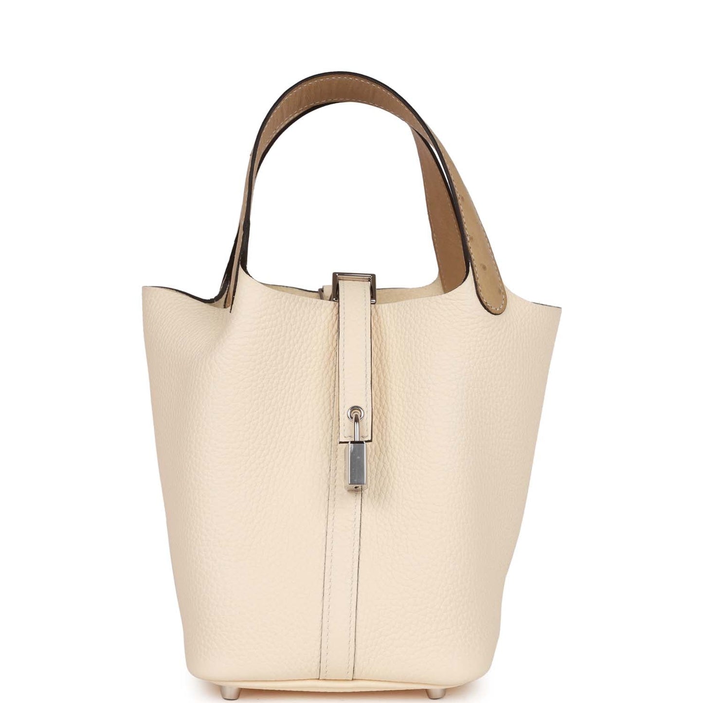 Luxury Hermes Picotin Lock 18 Trench Ostrich and Nata Clemence Touch Palladium Hardware
