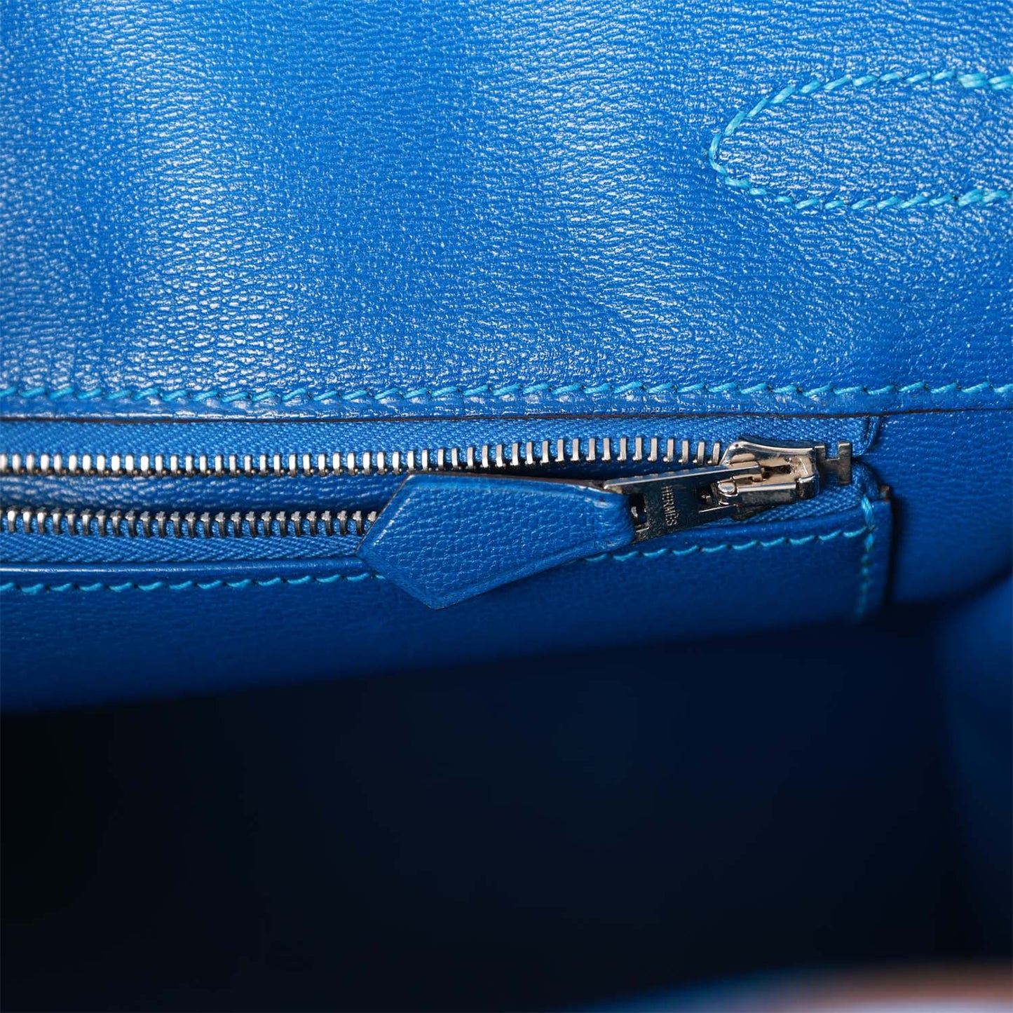 Top Quality Luxury Hermes Birkin 30 Bleu Mykonos Matte Alligator Palladium Hardware