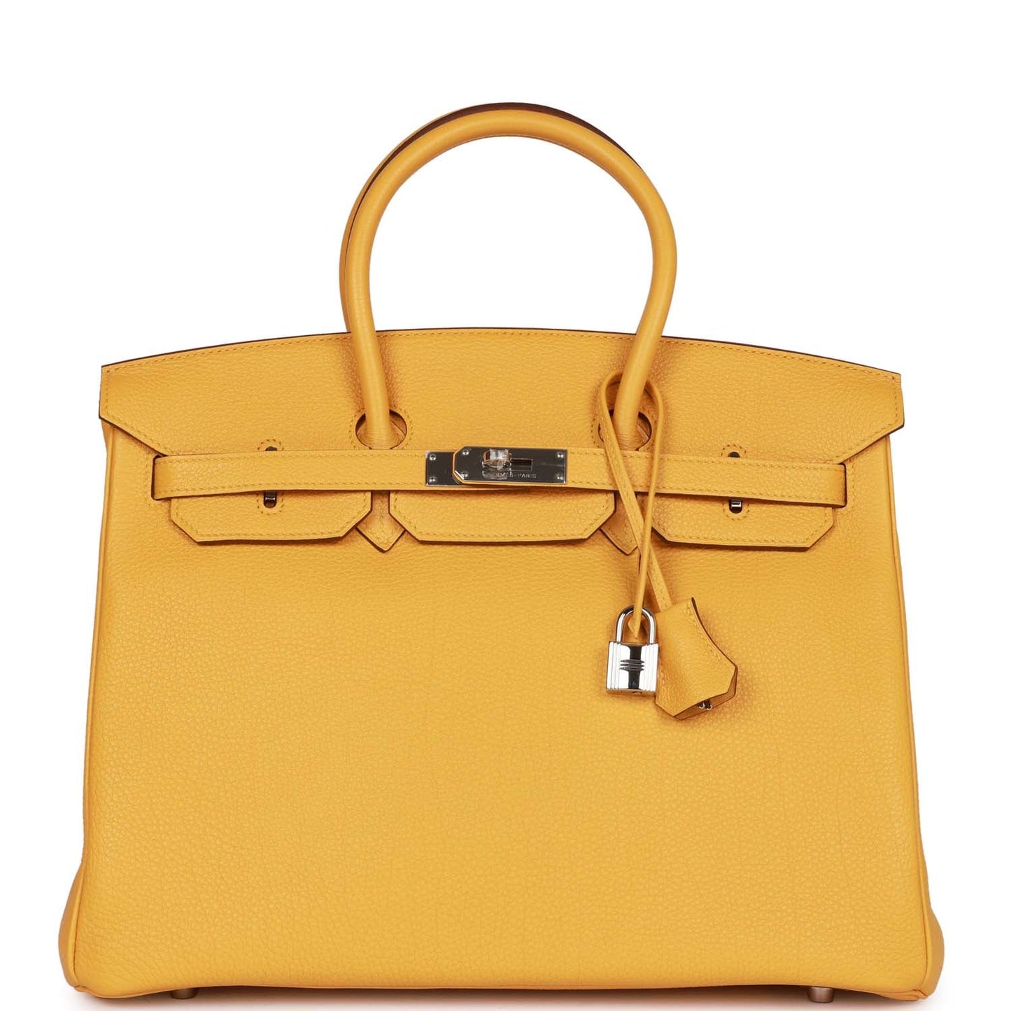 Luxury Hermes Birkin 35 Soleil Togo Palladium Hardware