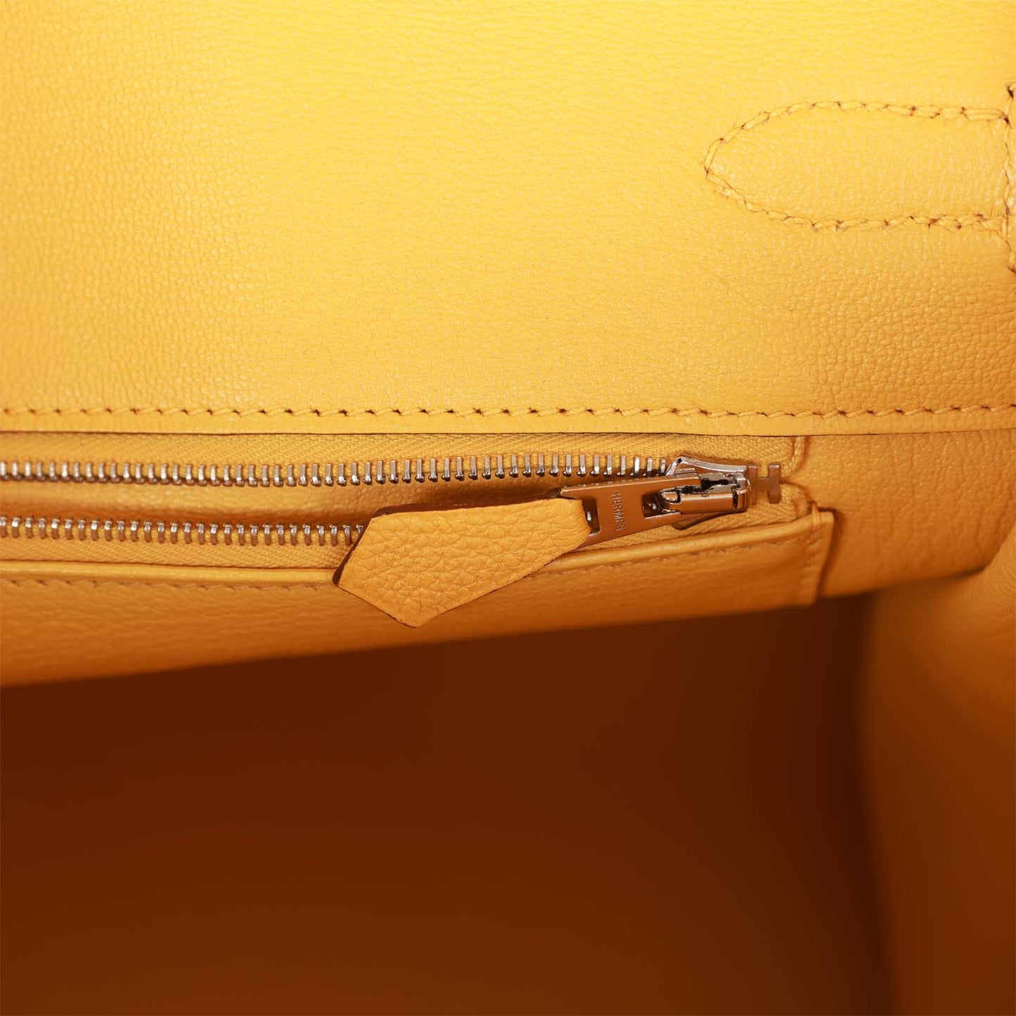 Luxury Hermes Birkin 35 Soleil Togo Palladium Hardware