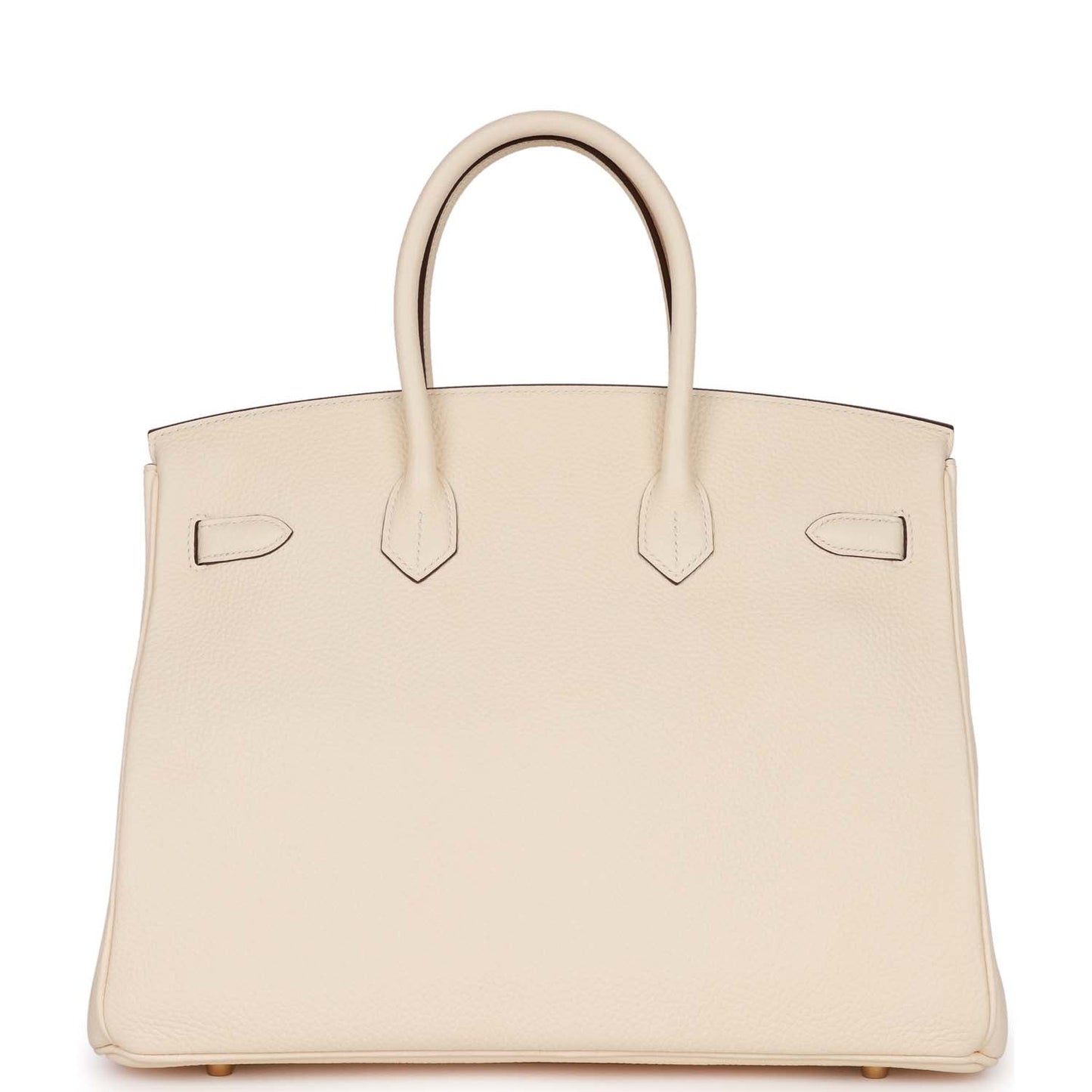 Luxury Hermes Birkin 35 Nata Clemence Gold Hardware