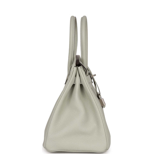 Luxury Hermes Birkin 30 Gris Neve Togo Palladium Hardware