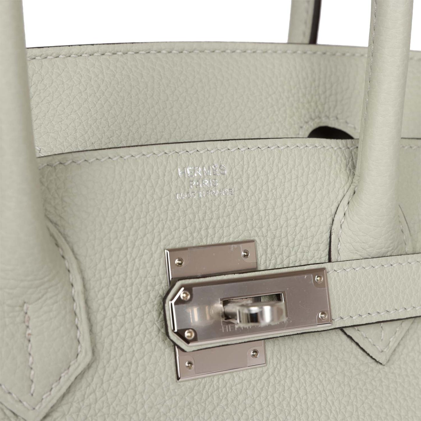 Luxury Hermes Birkin 30 Gris Neve Togo Palladium Hardware