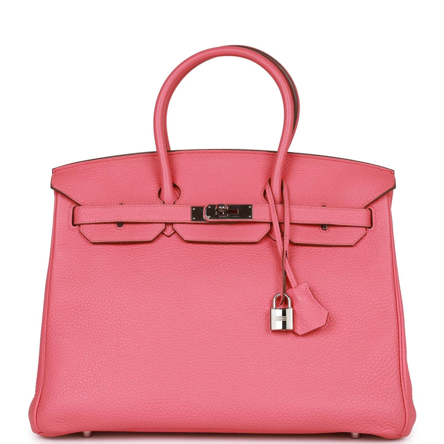 Top Quality Luxury Hermes Birkin 35 Rose Lipstick Togo Palladium Hardware
