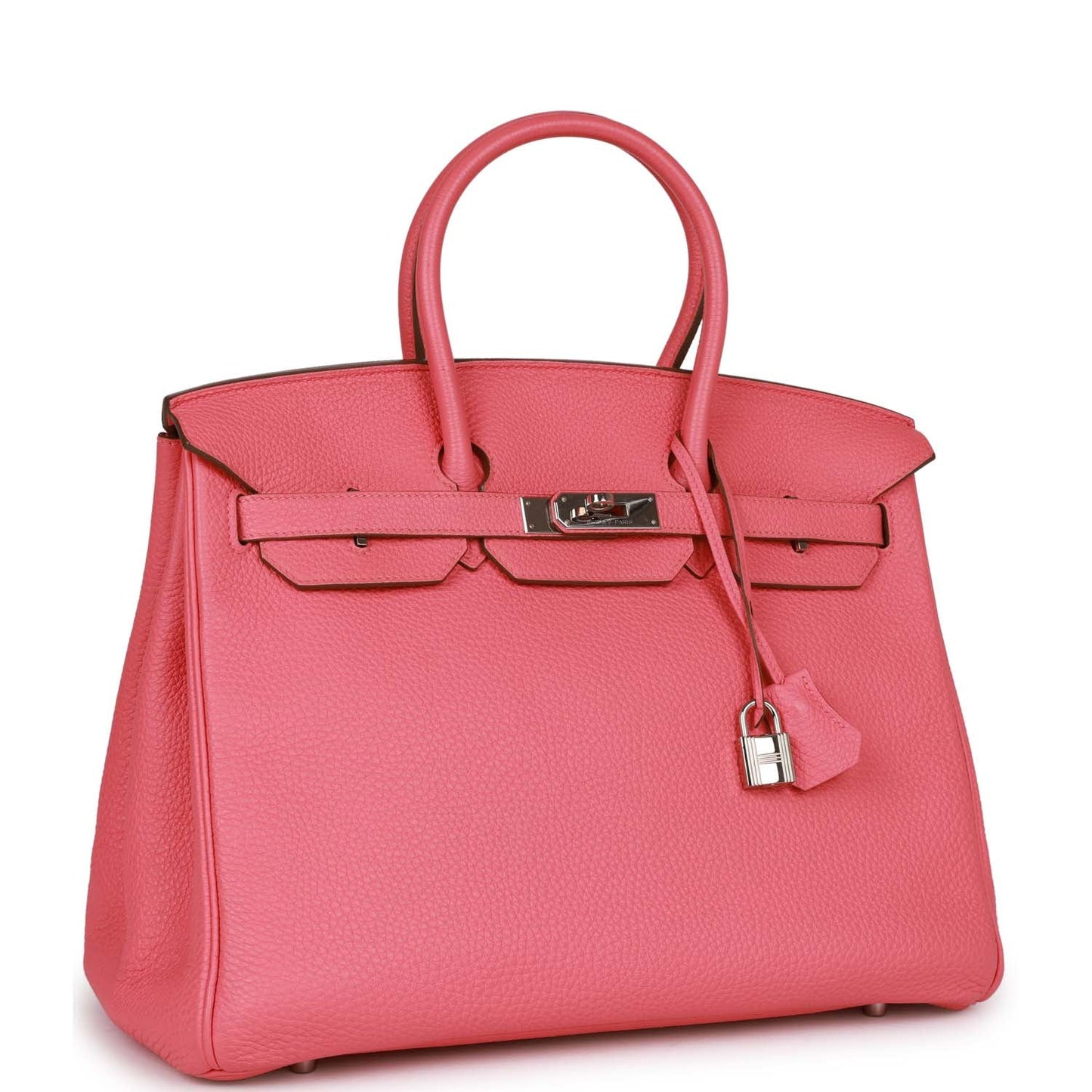 Top Quality Luxury Hermes Birkin 35 Rose Lipstick Togo Palladium Hardware