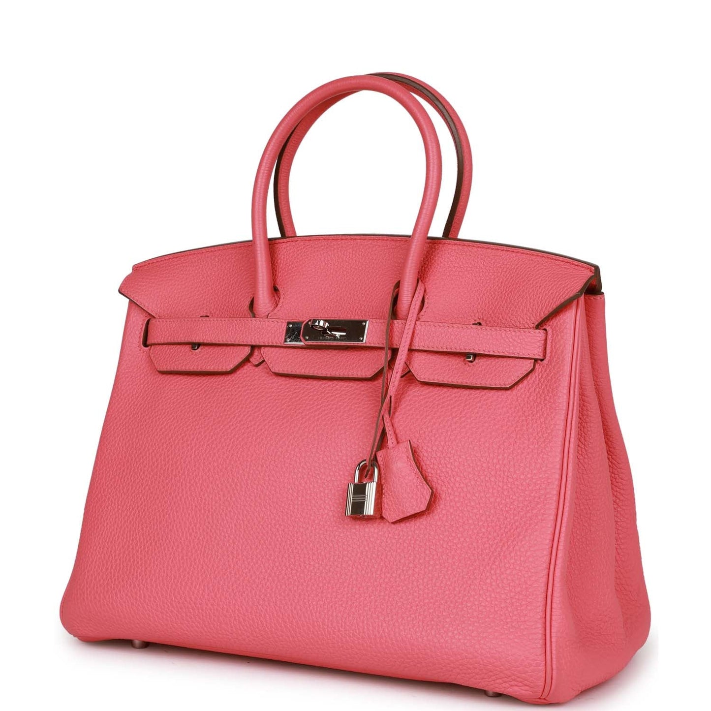 Top Quality Luxury Hermes Birkin 35 Rose Lipstick Togo Palladium Hardware