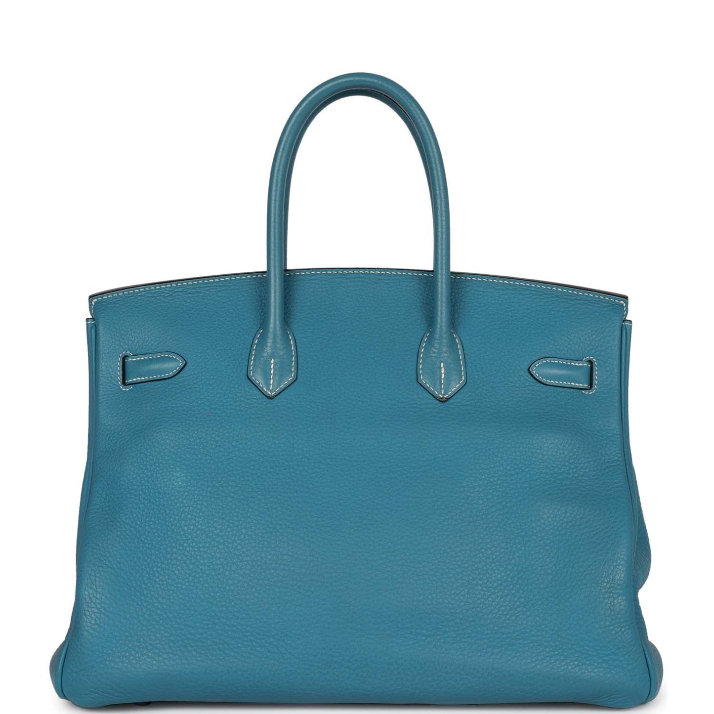 Top Quality Luxury Hermes Birkin 35 Bleu Jean Togo Palladium Hardware