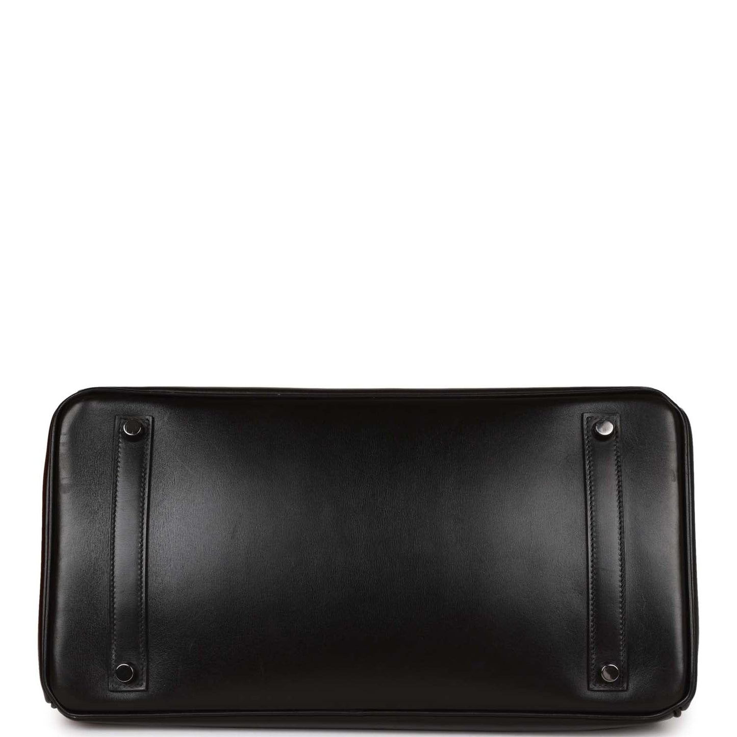 Top Quality Luxury Hermes Special Order (HSS) Birkin 35 Black Box Verso Palladium Hardware