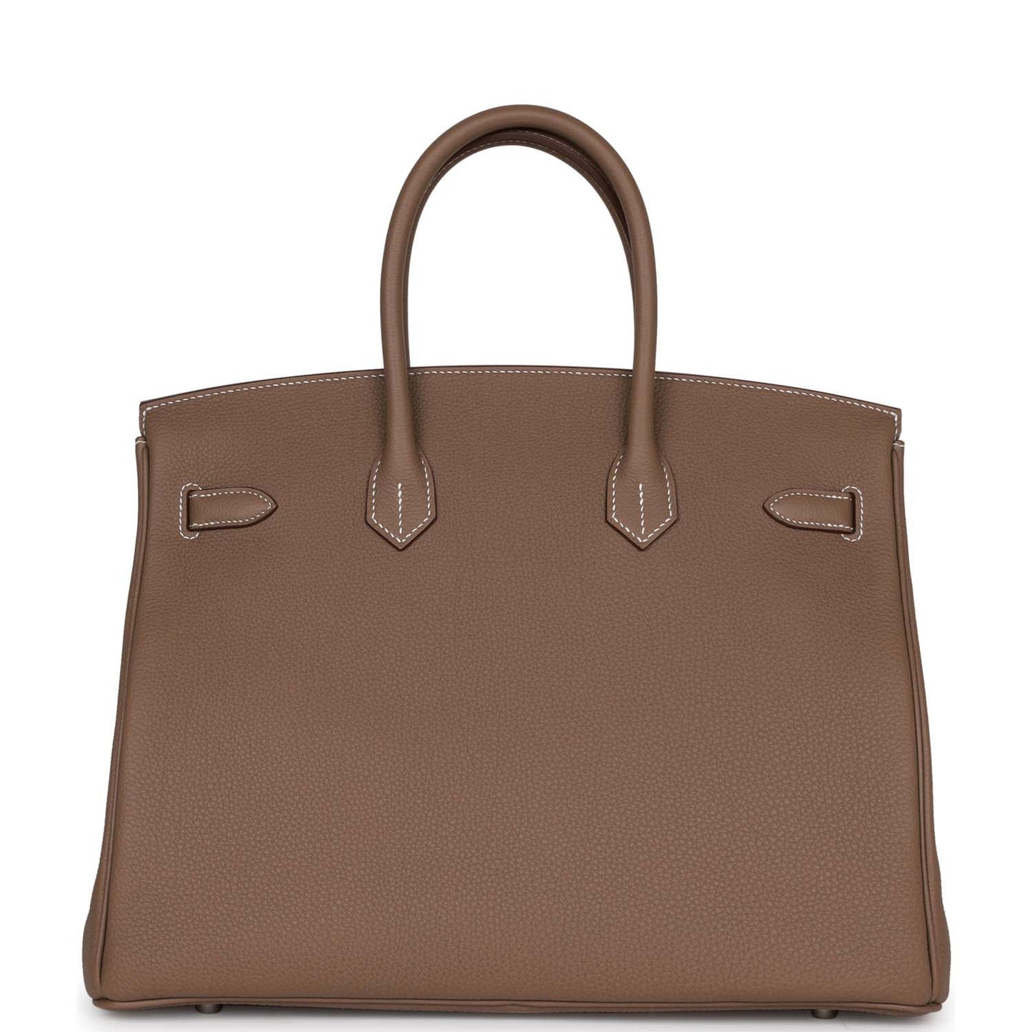 Luxury Hermes Birkin 35 Etoupe Togo Palladium Hardware