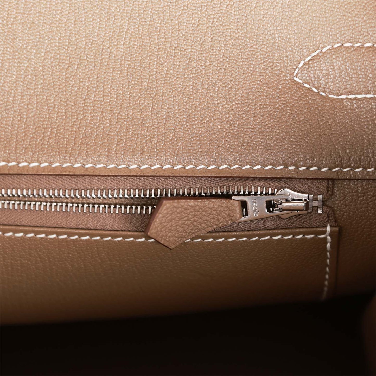 Luxury Hermes Birkin 35 Etoupe Togo Palladium Hardware