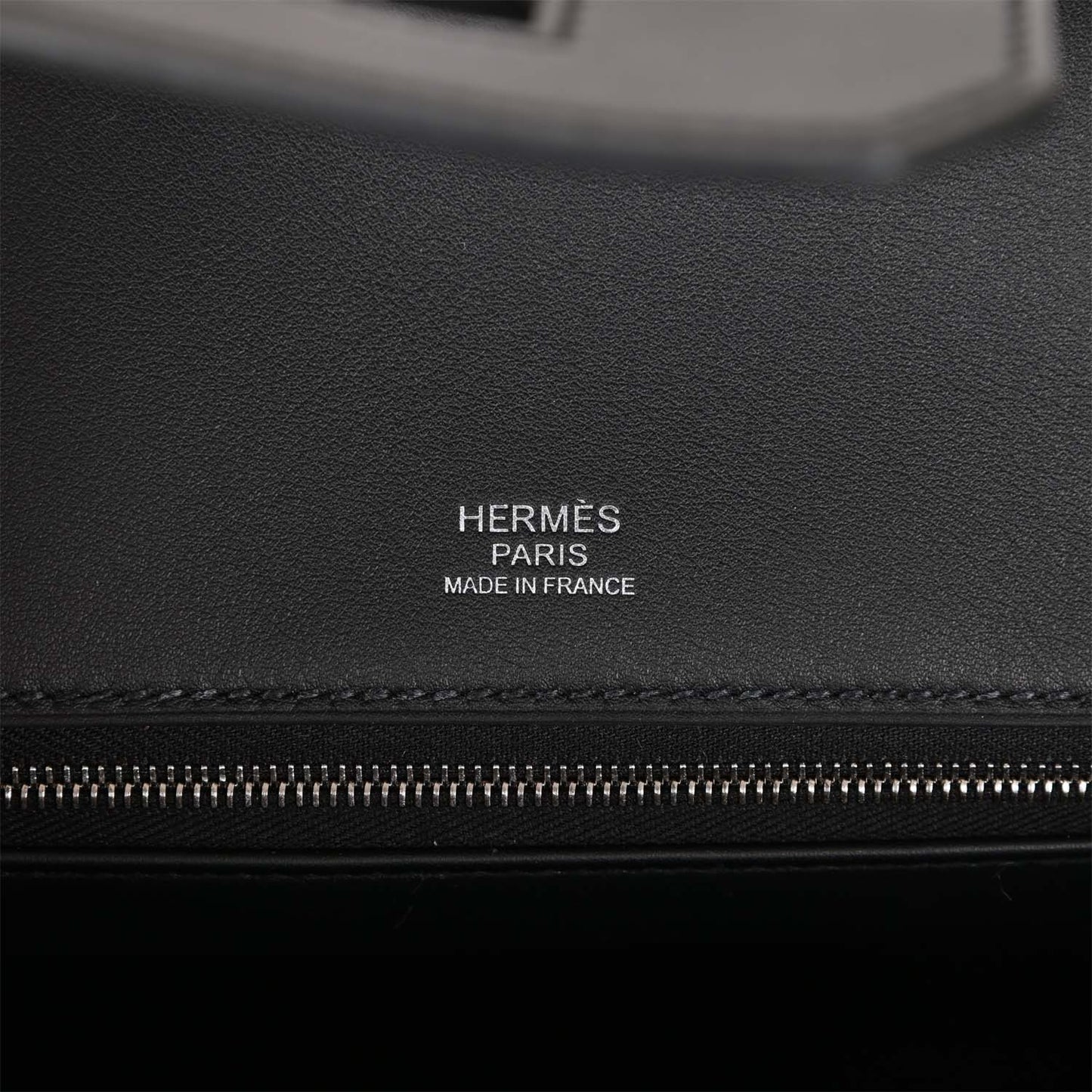 Luxury Hermes Birkin 30 Cote-a-Cote Tuffetage and Black Swift Palladium Hardware