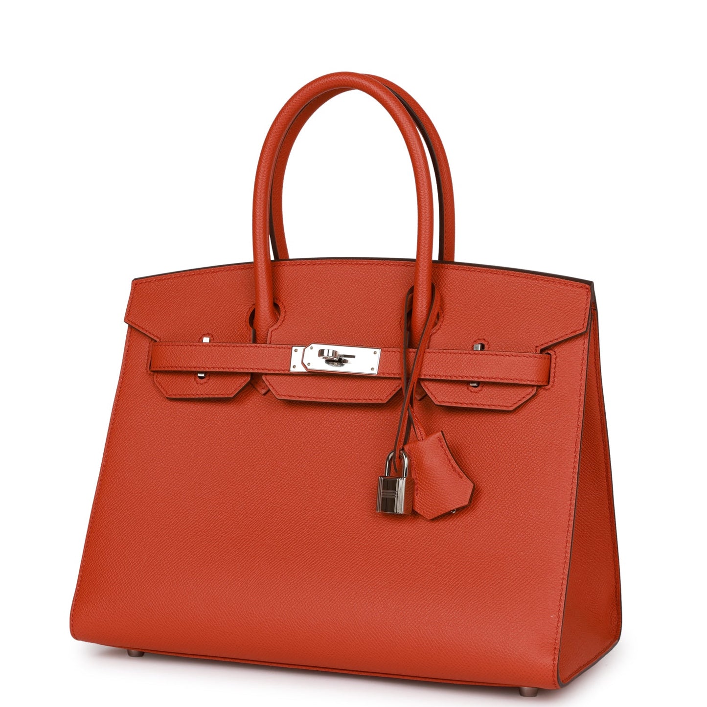 Luxury Hermes Birkin Sellier 30 Terre Battue Epsom Palladium Hardware
