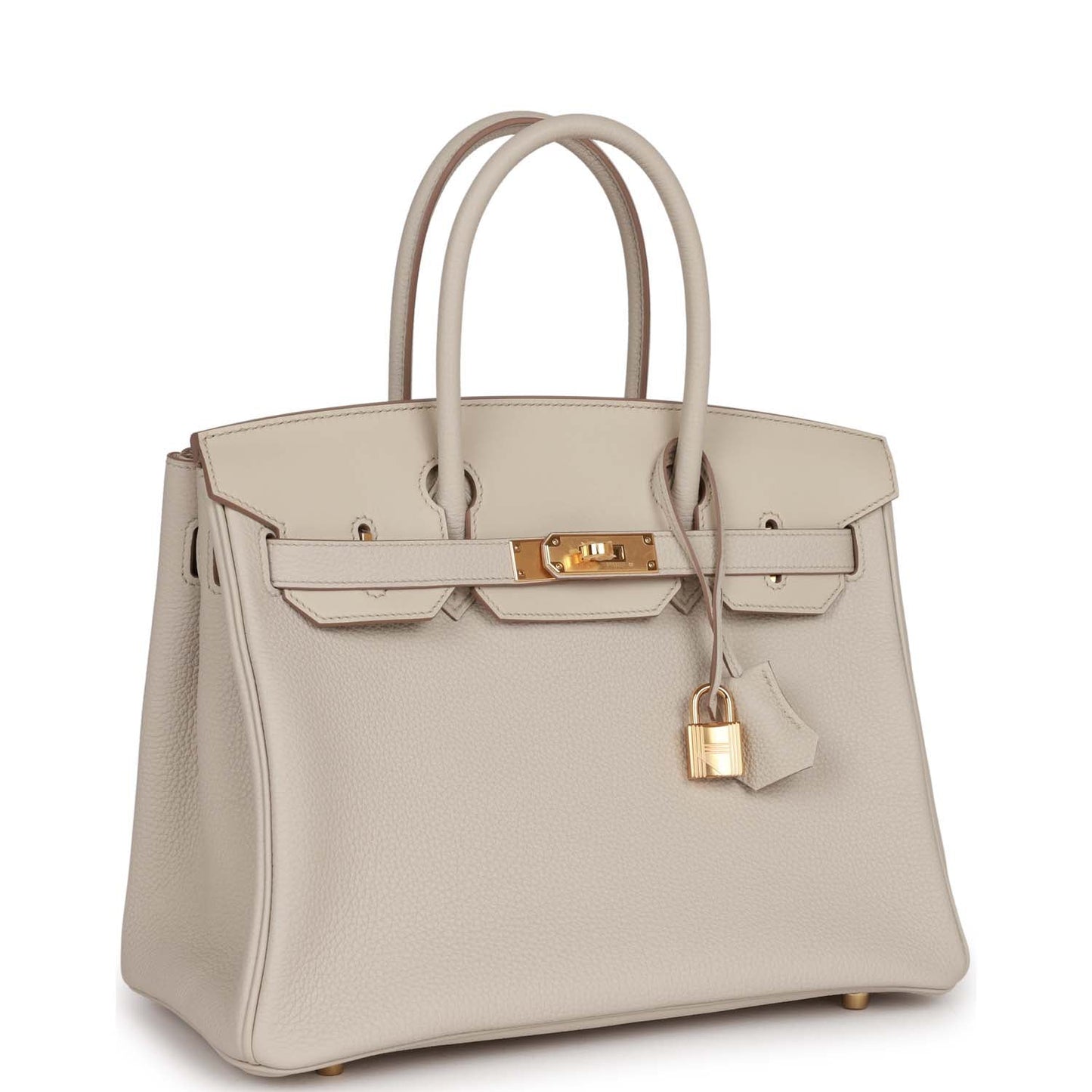 Luxury Hermes 3 En 1 Birkin 30 Beton Togo and Swift Gold Hardware