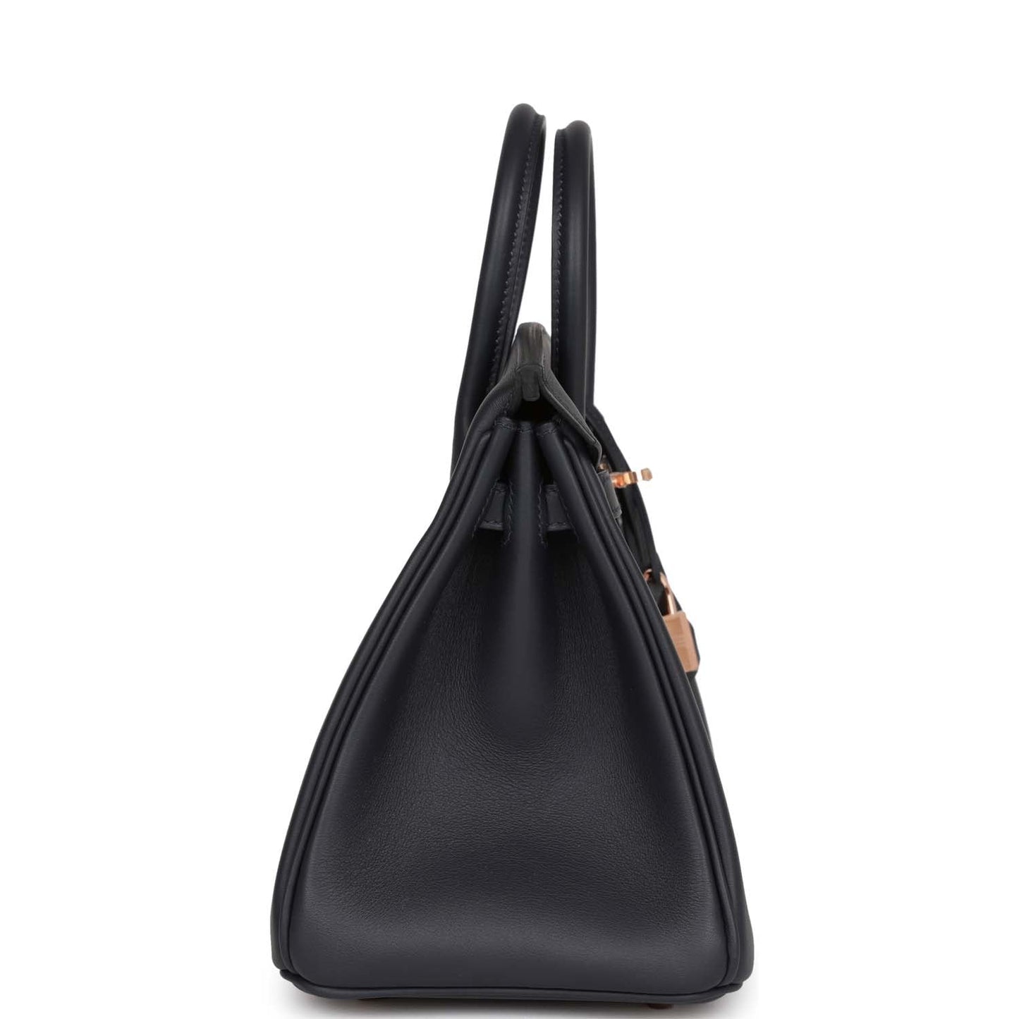 Luxury Hermes Birkin 25 Caban Swift Rose Gold Hardware