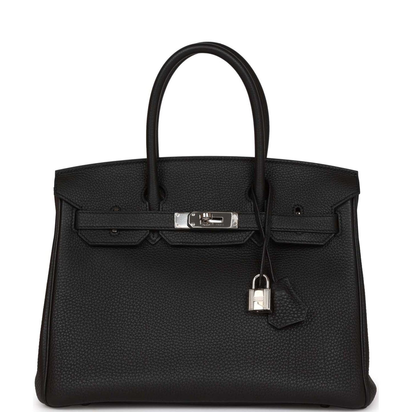 Top Quality Luxury Hermes Birkin 30 Black Togo Palladium Hardware