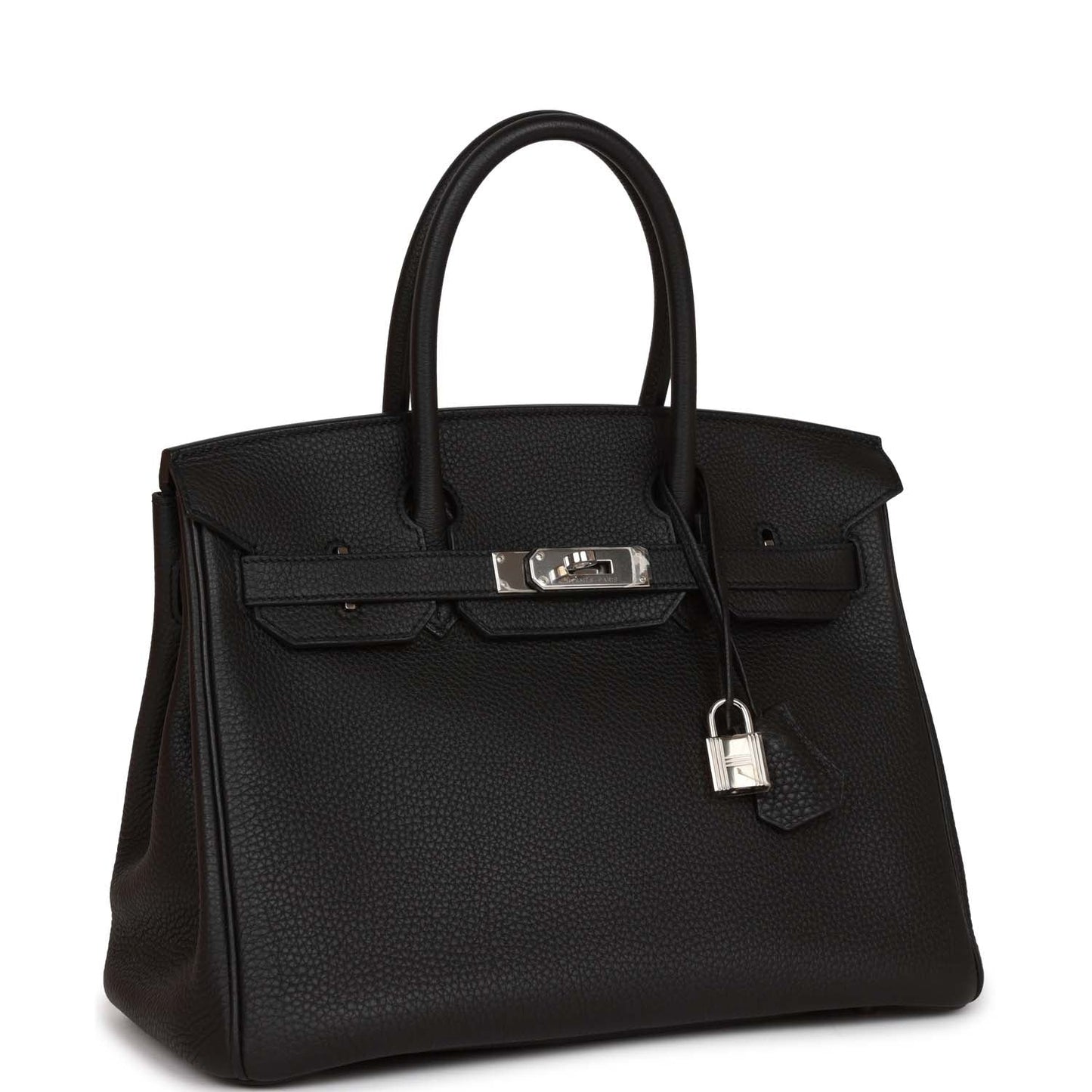 Top Quality Luxury Hermes Birkin 30 Black Togo Palladium Hardware