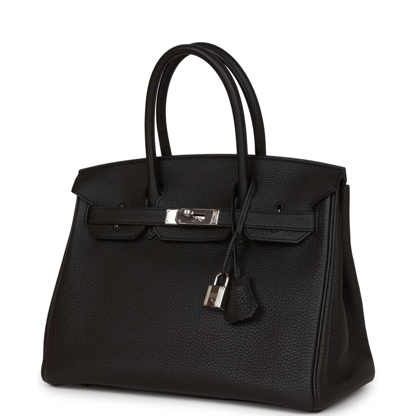 Top Quality Luxury Hermes Birkin 30 Black Togo Palladium Hardware