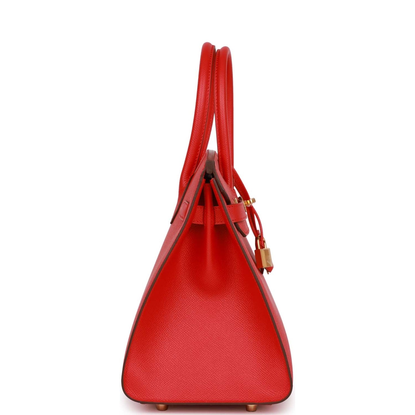 Luxury Hermes Birkin Sellier 30 Rouge Casaque Epsom Gold Hardware