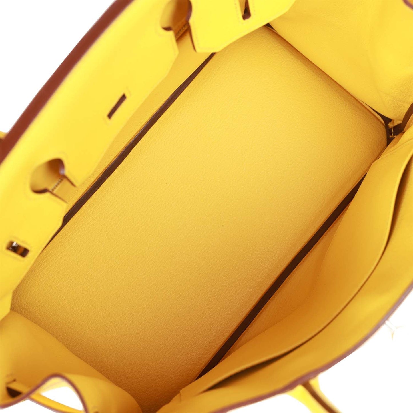 Luxury Hermes Birkin 30 Jaune de Naples Taurillon Novillo Palladium Hardware
