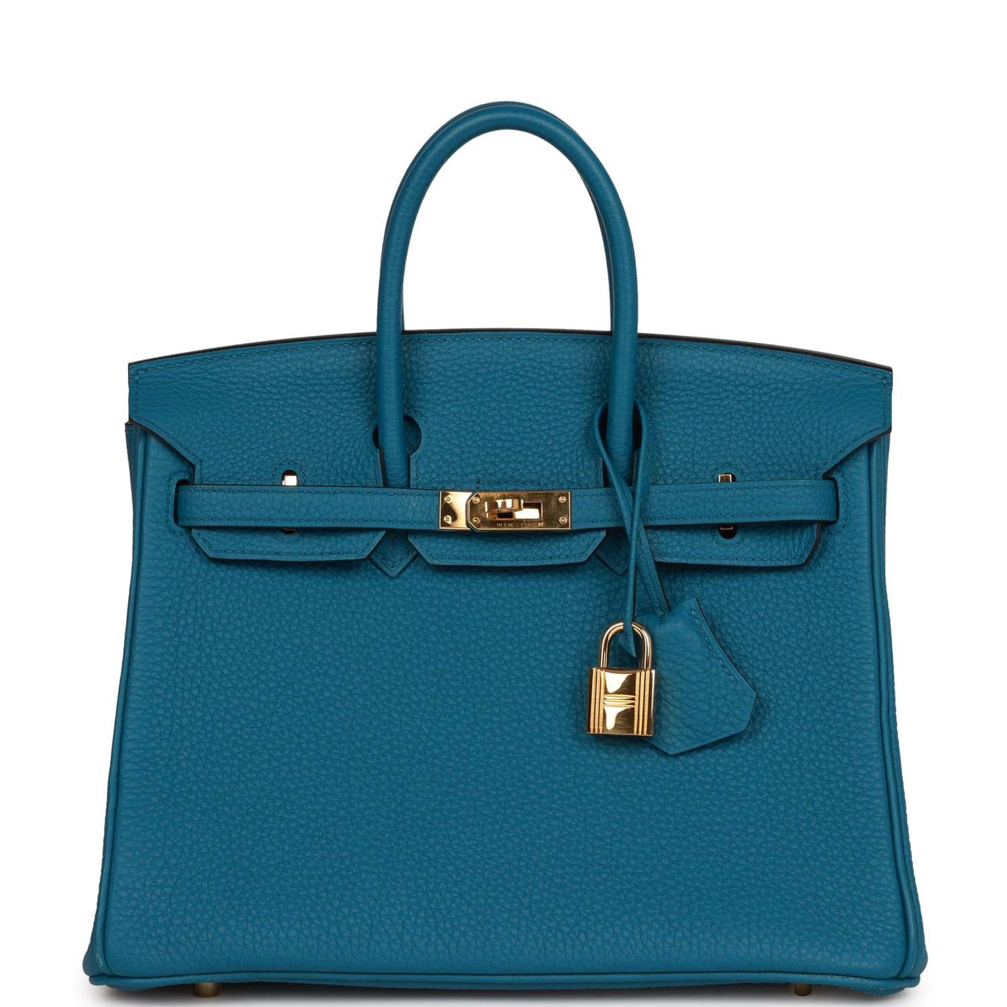 Top Quality Luxury Hermes Birkin 25 Colvert Togo Gold Hardware