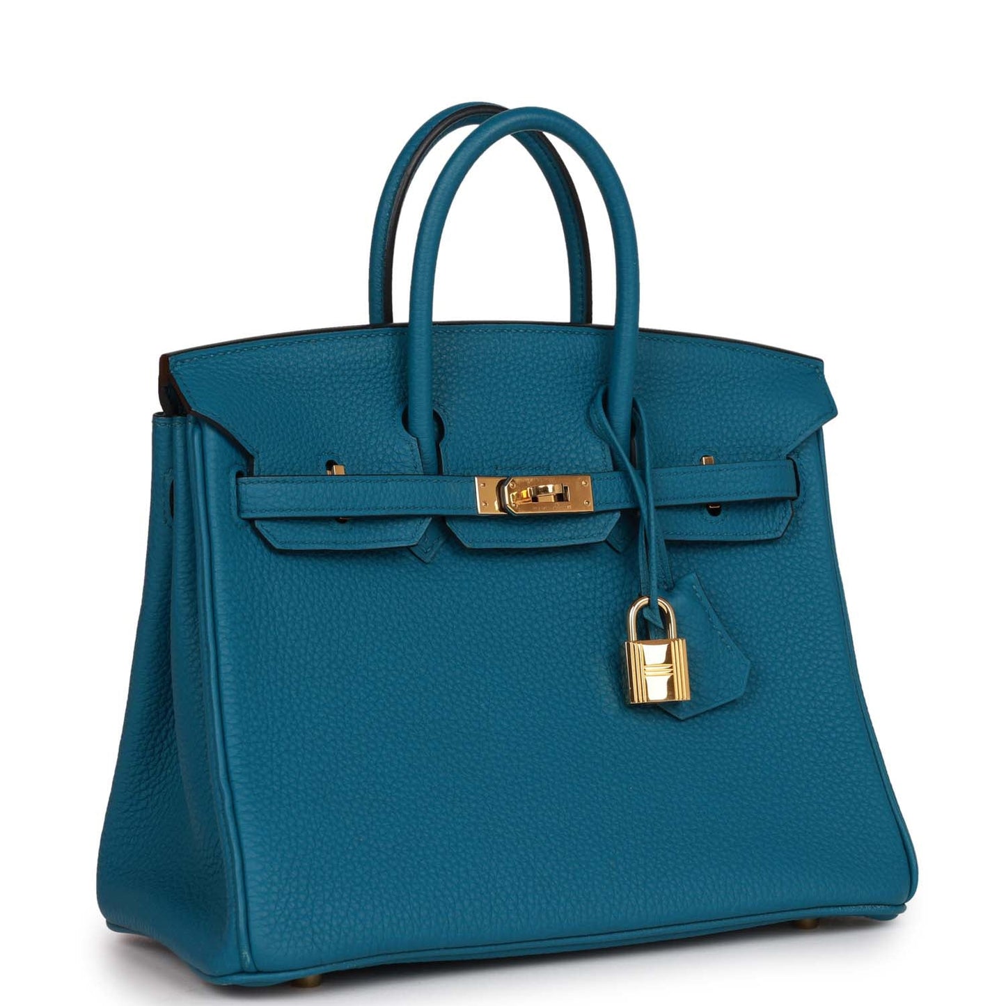 Top Quality Luxury Hermes Birkin 25 Colvert Togo Gold Hardware