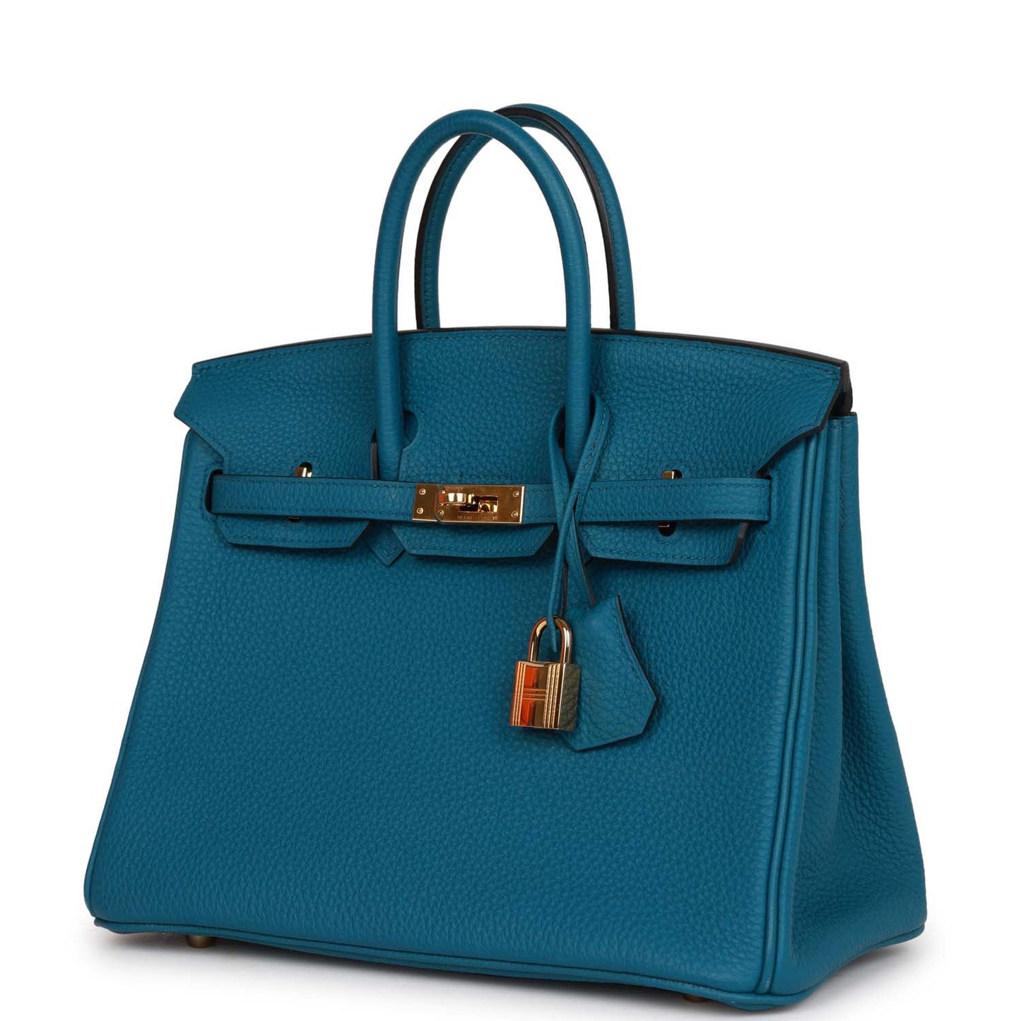 Top Quality Luxury Hermes Birkin 25 Colvert Togo Gold Hardware