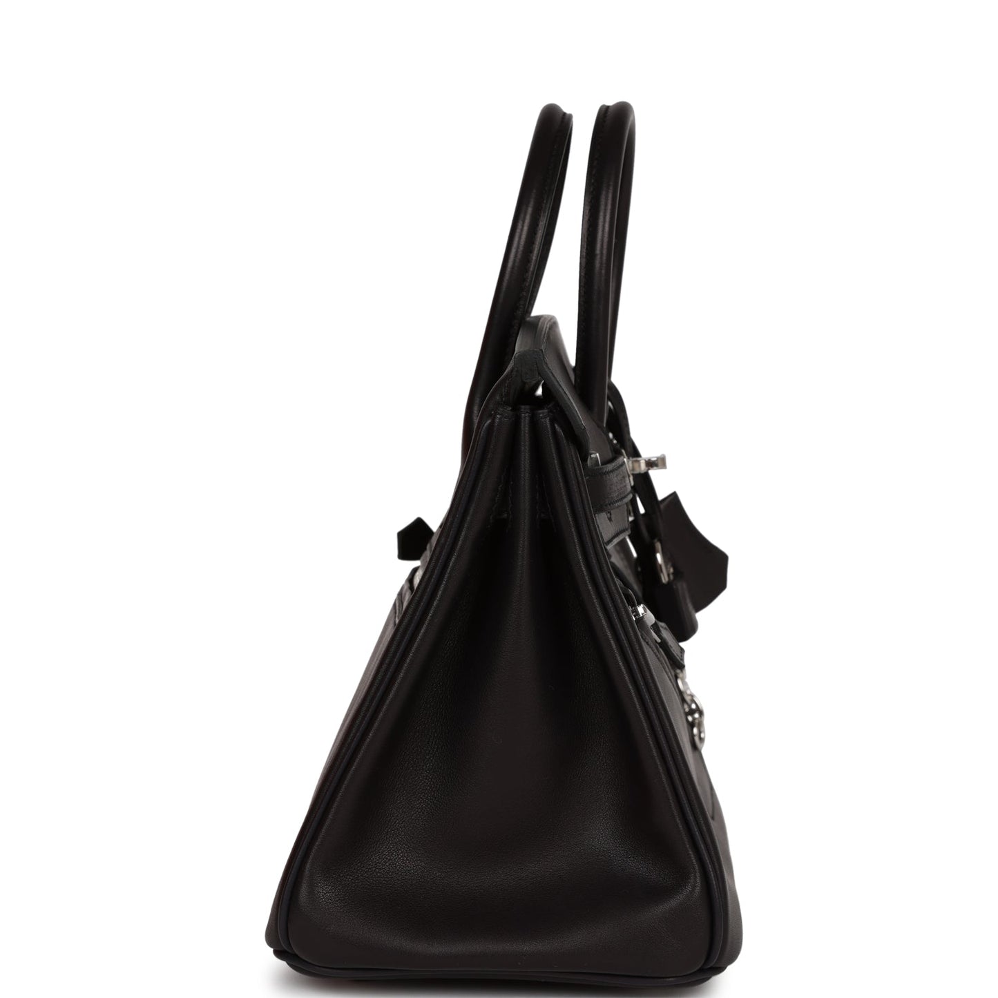 Luxury Hermes Limited Edition Birkin Rock 25 Black Volupto Palladium Hardware