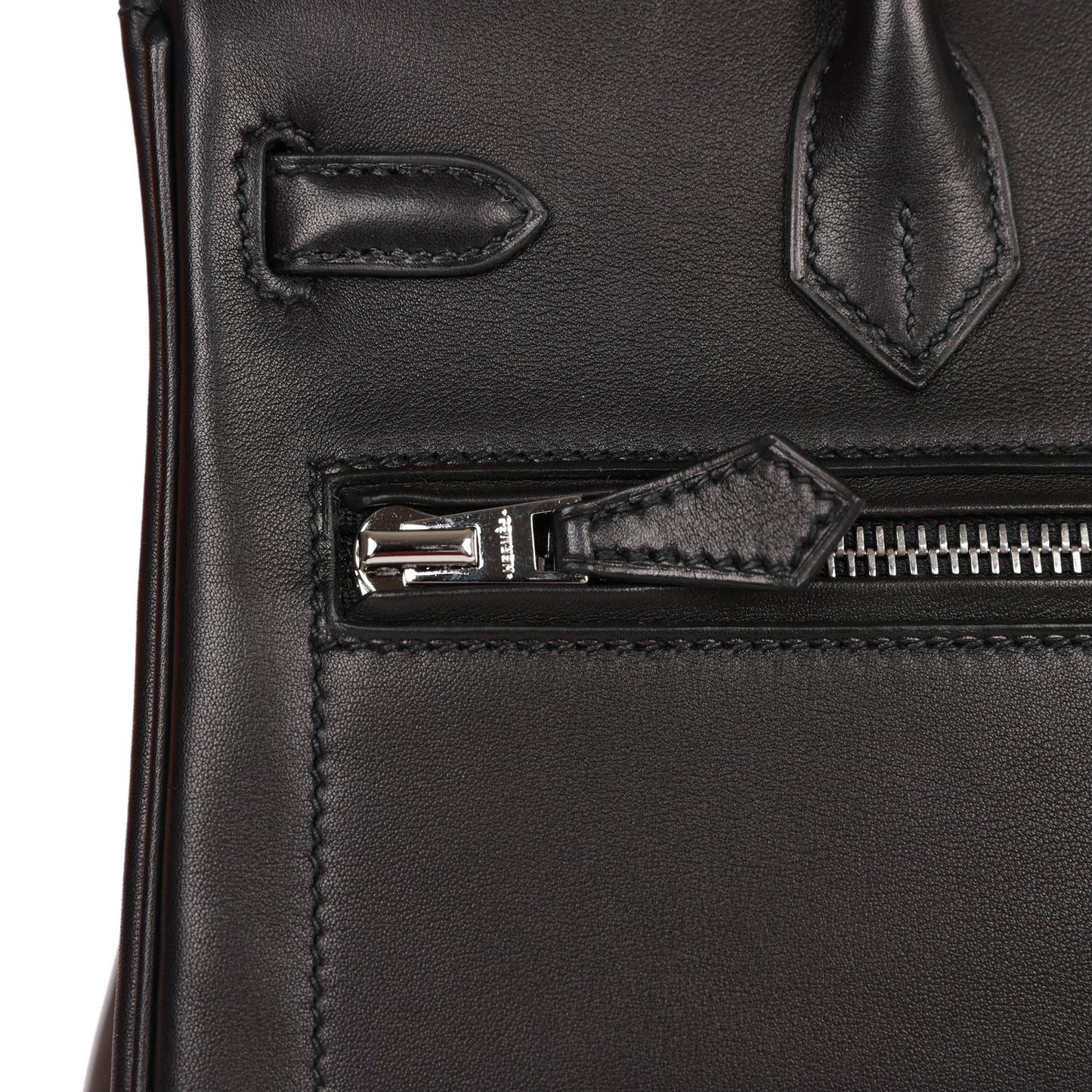 Luxury Hermes Limited Edition Birkin Rock 25 Black Volupto Palladium Hardware