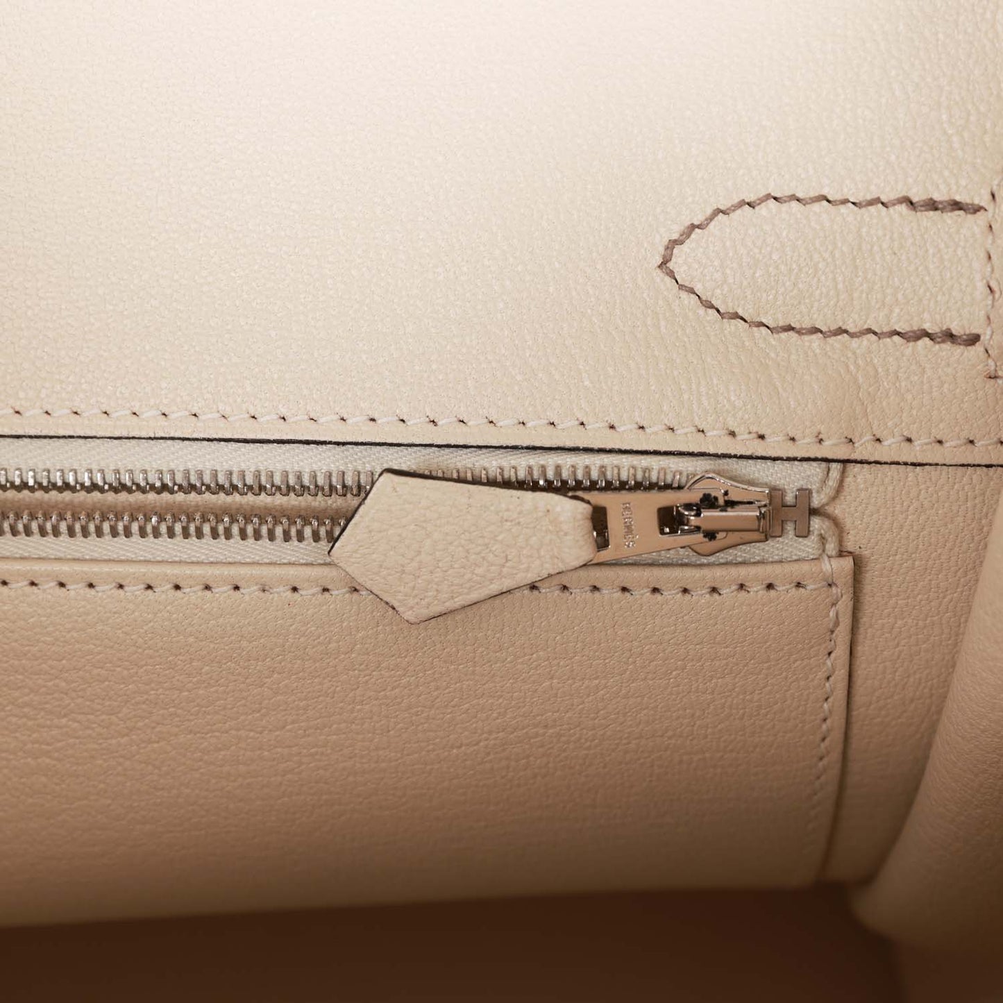 Top Quality Luxury Hermes Special Order (HSS) Birkin 30 Gris Tourterelle and Craie Togo Palladium Hardware