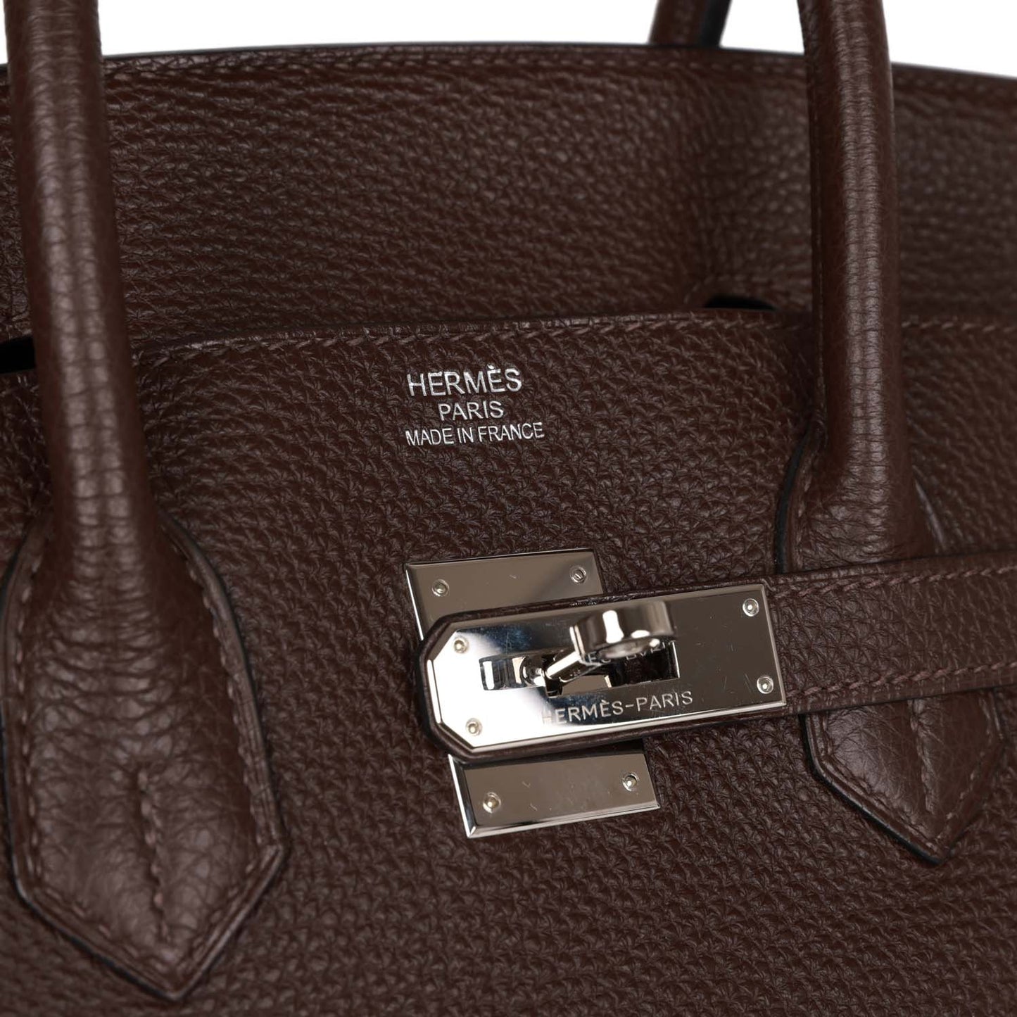 Top Quality Luxury Hermes Birkin 35 Chocolate Togo Palladium Hardware