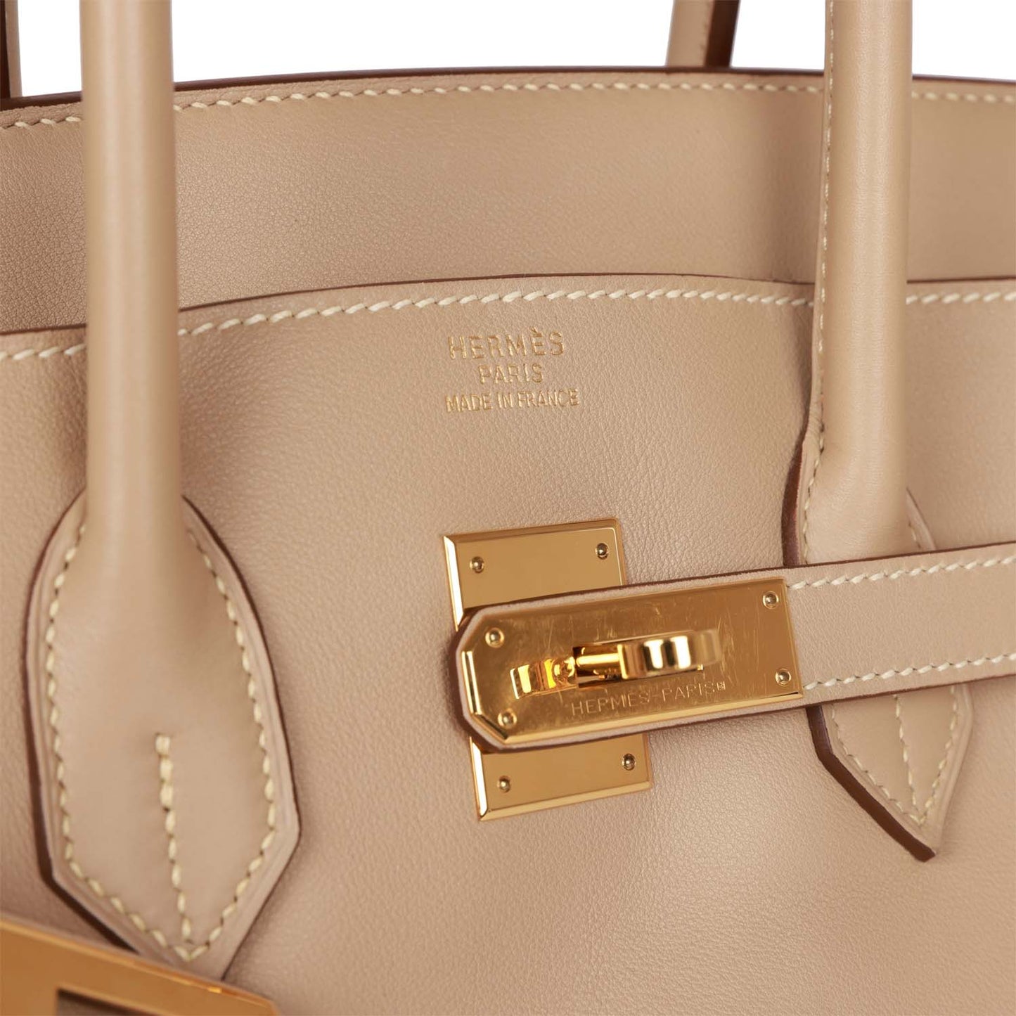 Top Quality Luxury Hermes Birkin 35 Argile Swift Gold Hardware