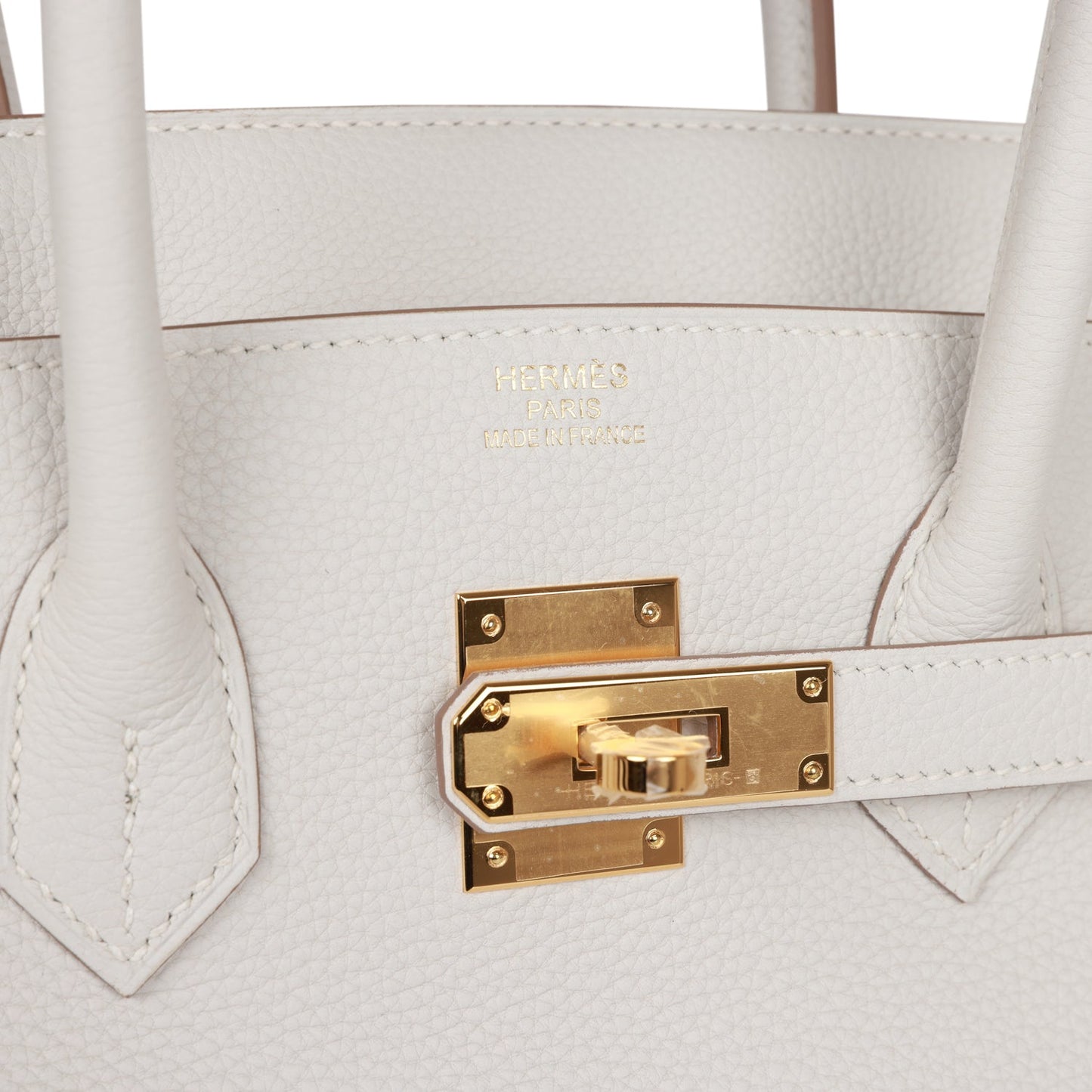 Luxury Hermes Birkin 35 Gris Pale Togo Gold Hardware