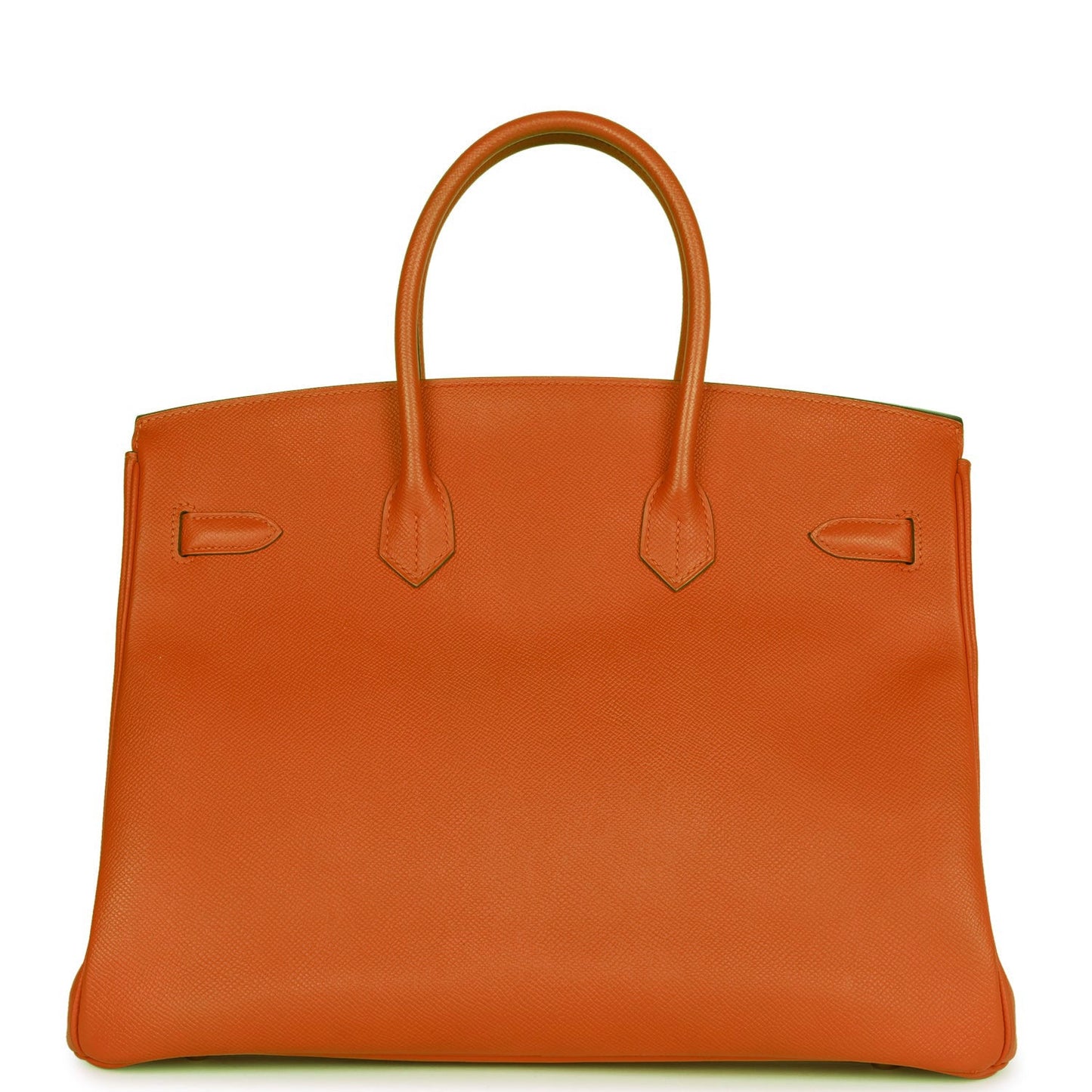 Top Quality Luxury Hermes Birkin 35 Feu Epsom Gold Hardware