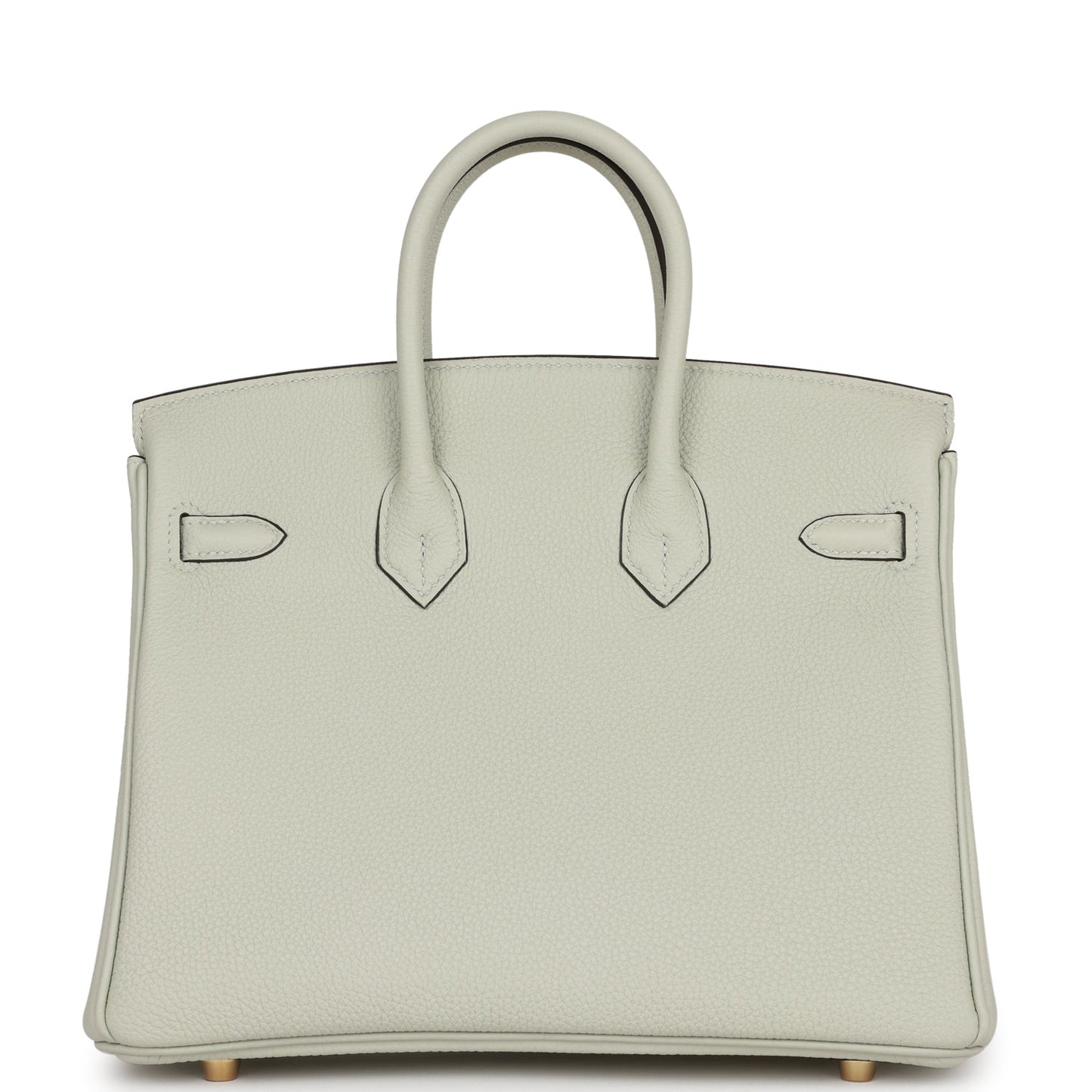Luxury Hermes Birkin 25 Gris Neve Togo Gold Hardware