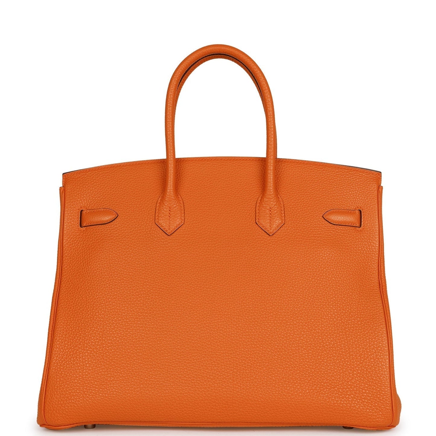 Top Quality Luxury Hermes Birkin 35 Orange H Togo Palladium Hardware