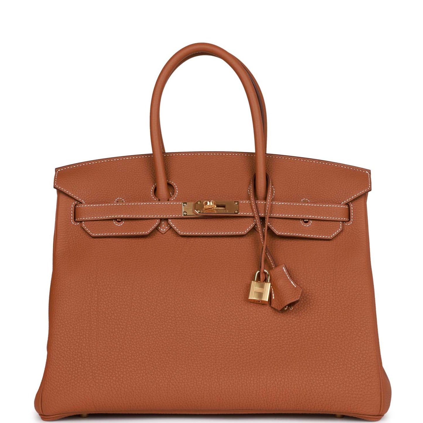 Luxury Hermes Birkin 35 Gold Togo Gold Hardware