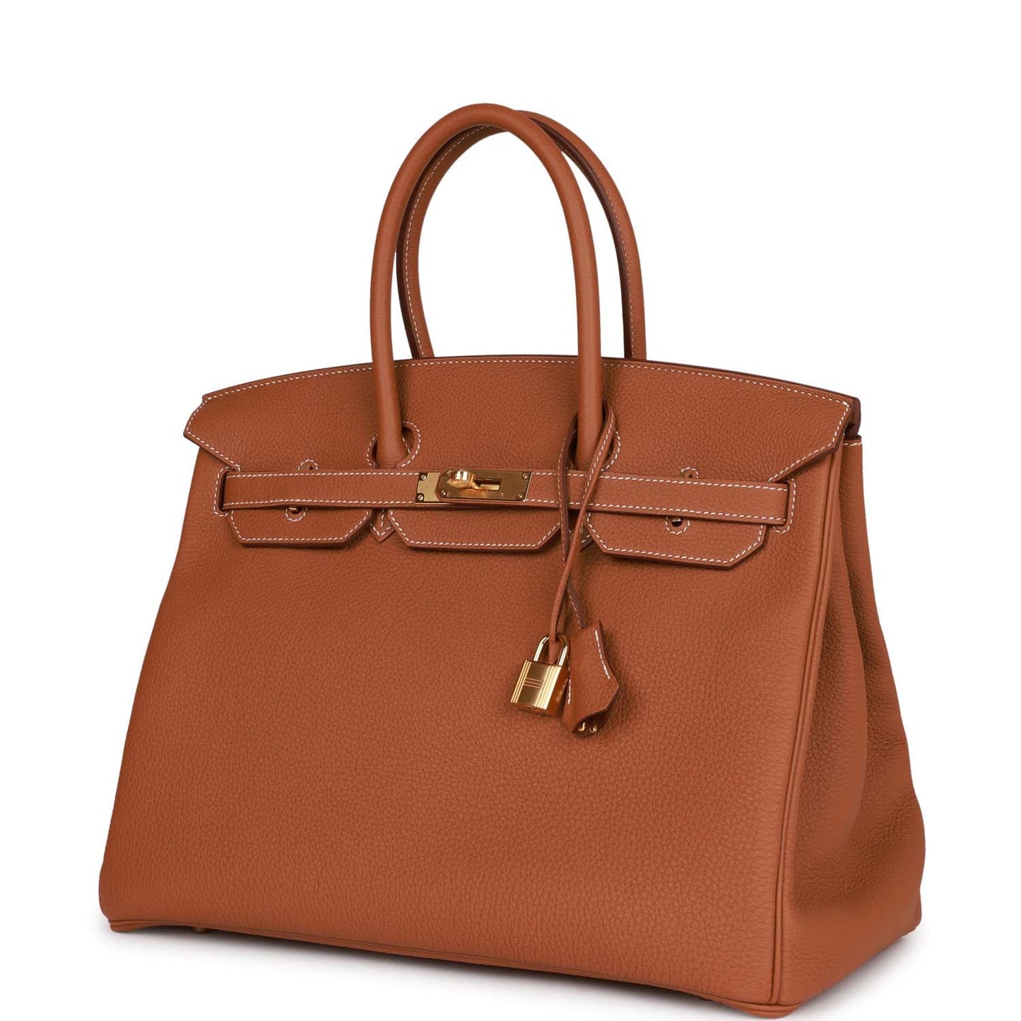 Luxury Hermes Birkin 35 Gold Togo Gold Hardware