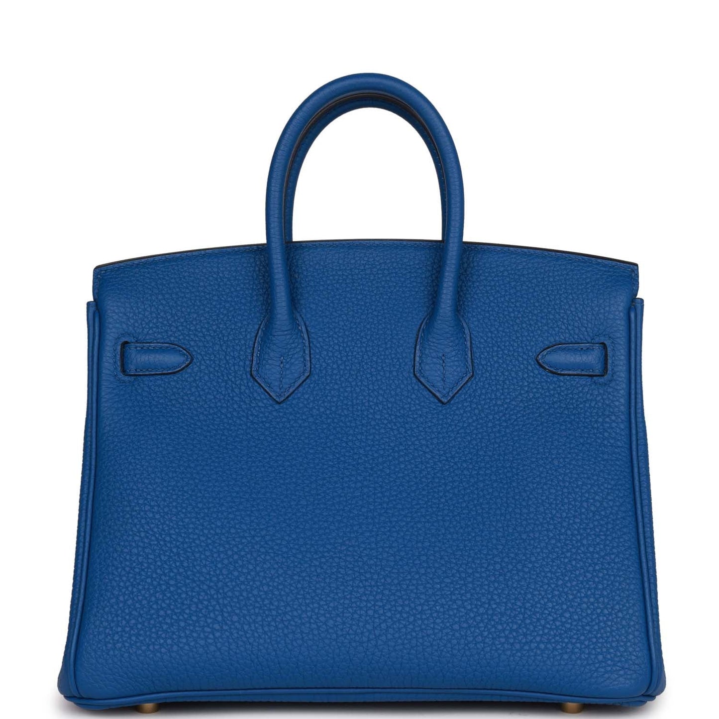 Top Quality Luxury Hermes Birkin 25 Bleu France Togo Gold Hardware