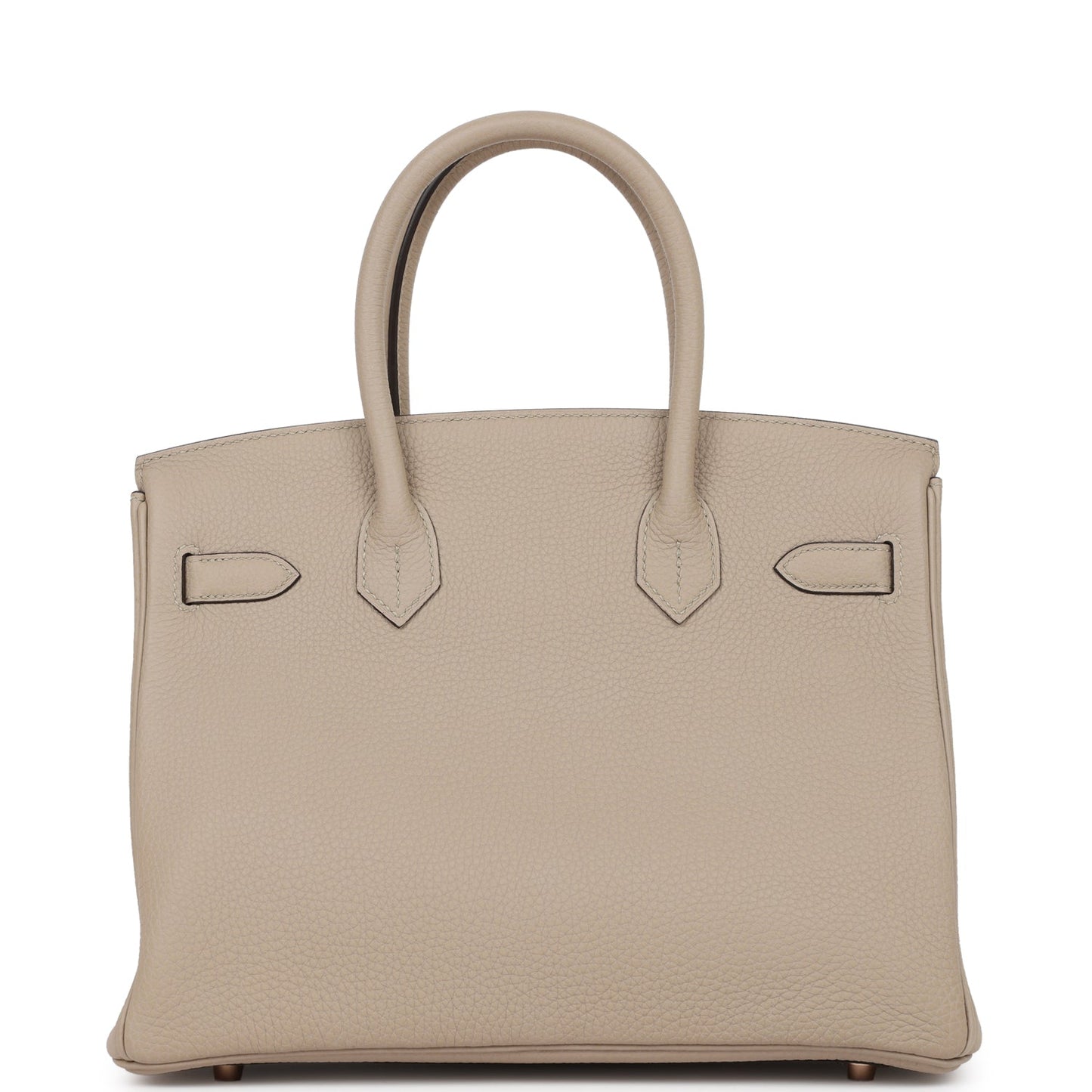 Luxury Hermes Birkin 30 Gris Tourterelle Togo Rose Gold Hardware