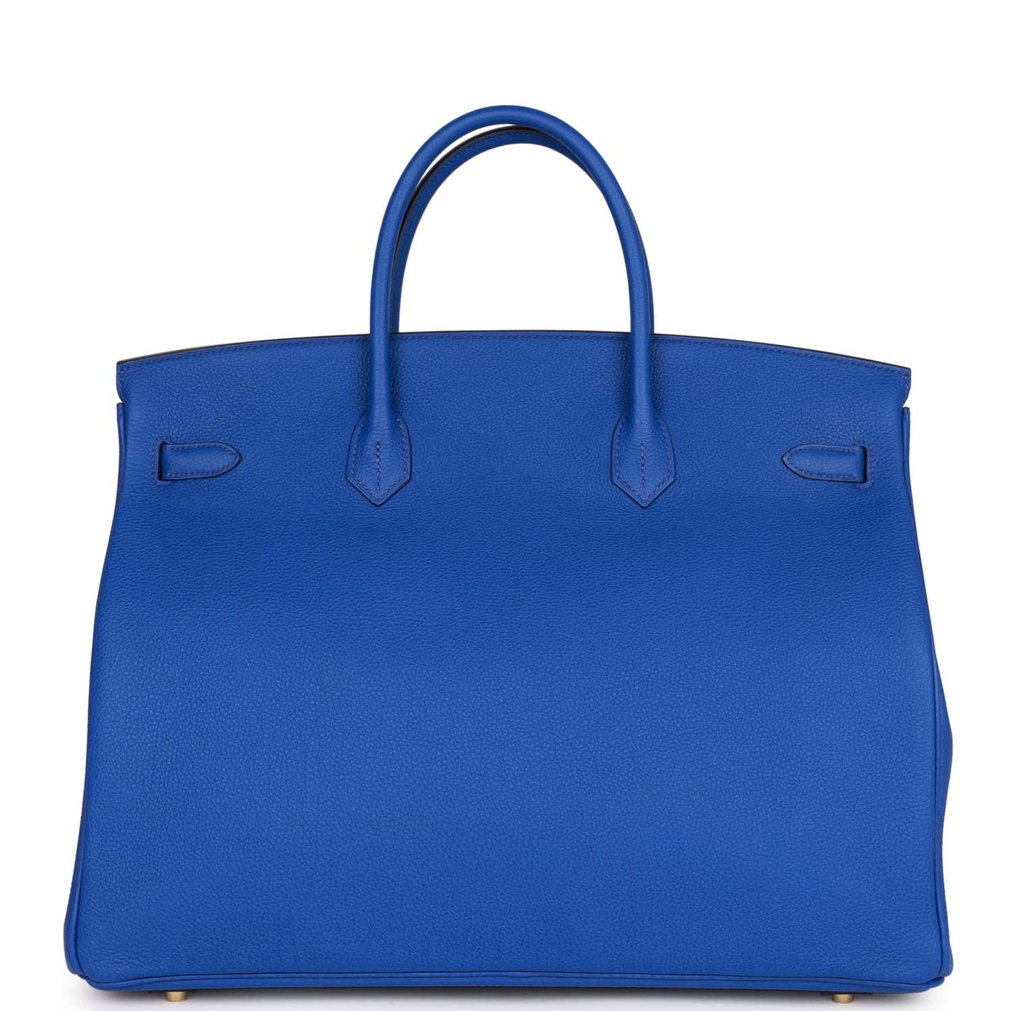 Luxury Hermes Birkin 40 Bleu Royal Togo Gold Hardware