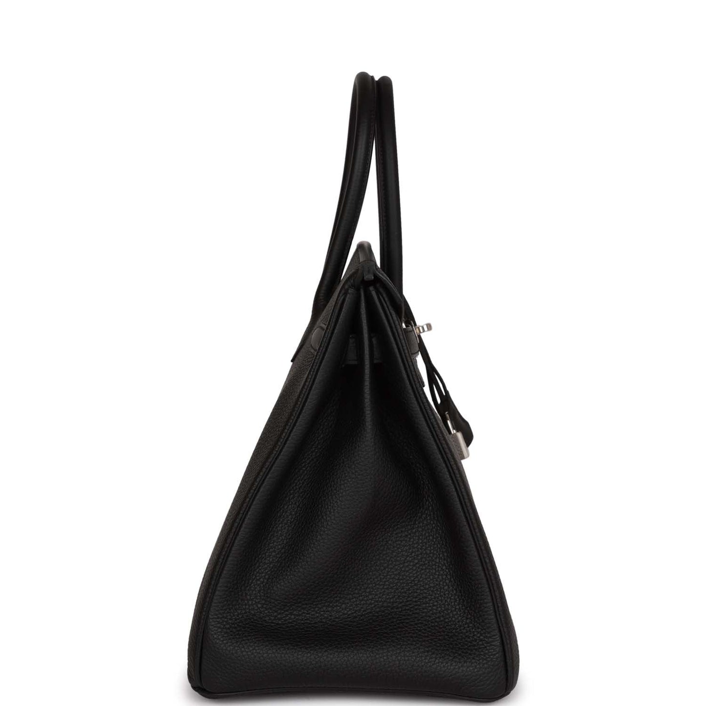 Luxury Hermes Birkin 35 Black Togo Palladium Hardware