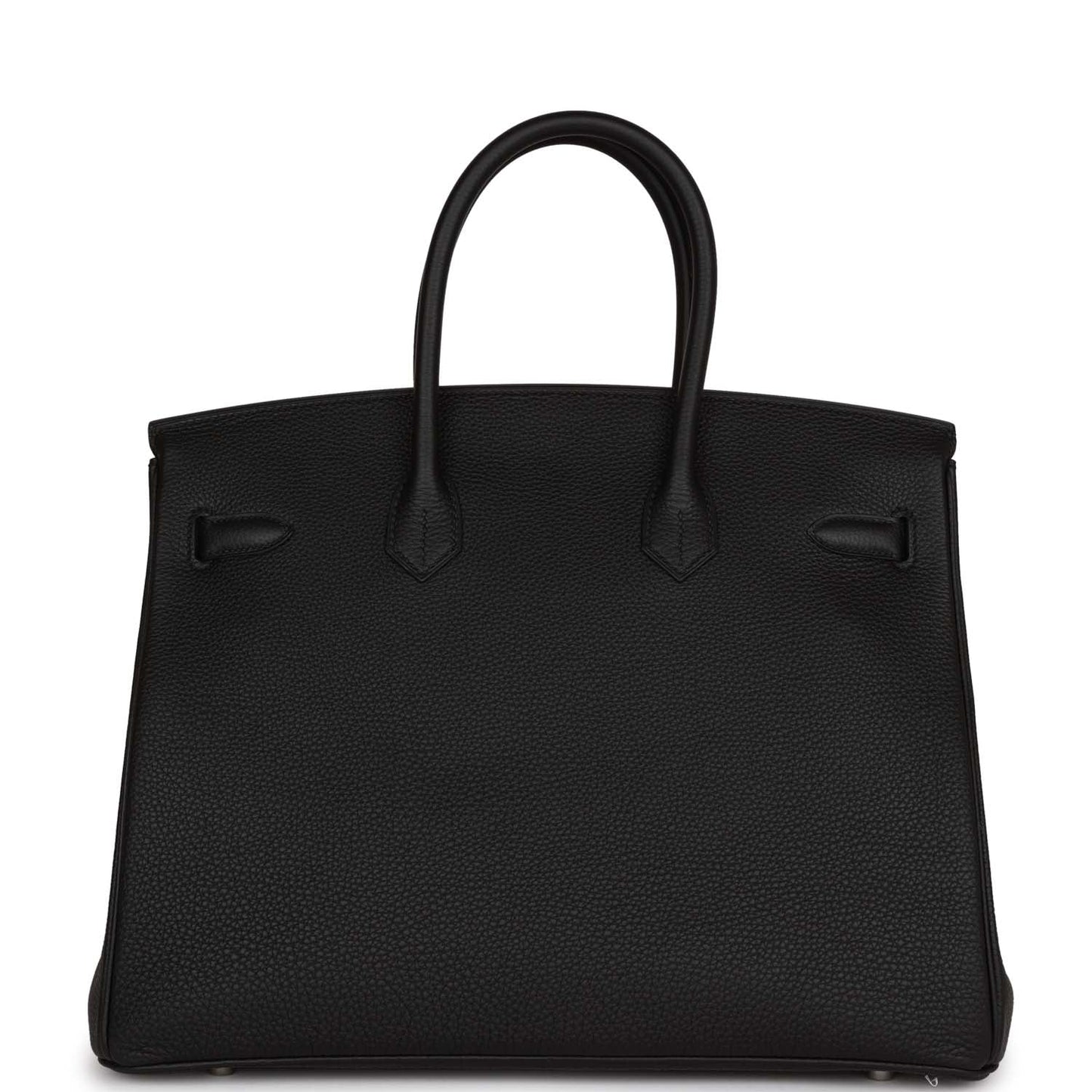 Luxury Hermes Birkin 35 Black Togo Palladium Hardware